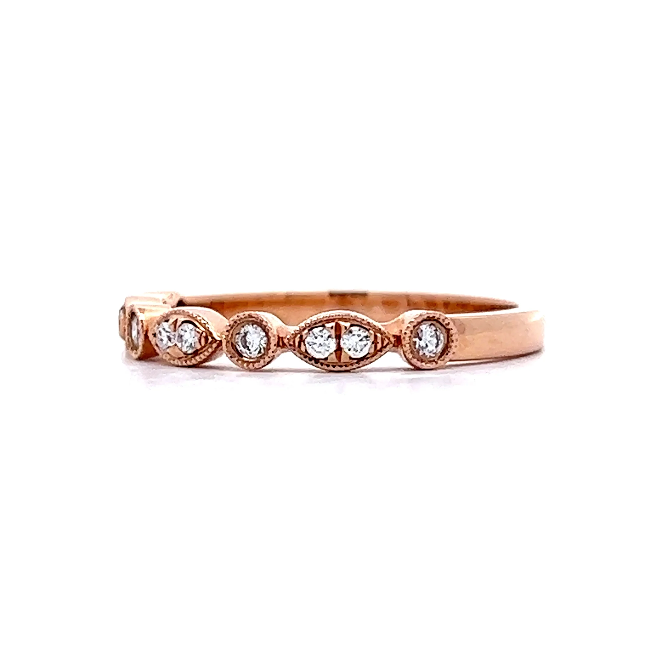 .20 Carat Diamond Wedding Band in Rose Gold - Image 2