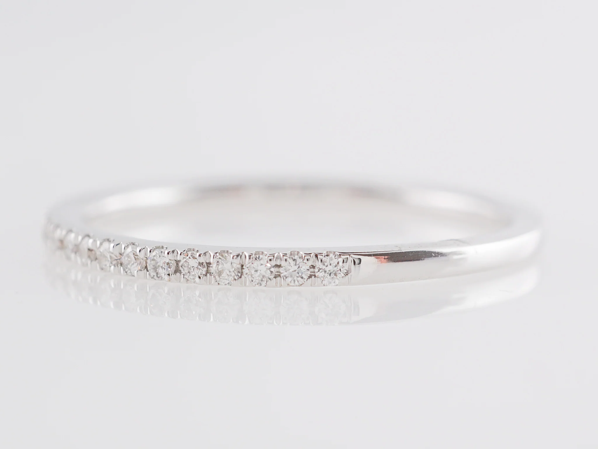 .20 Diamond Wedding Band in 14k White Gold - Image 2