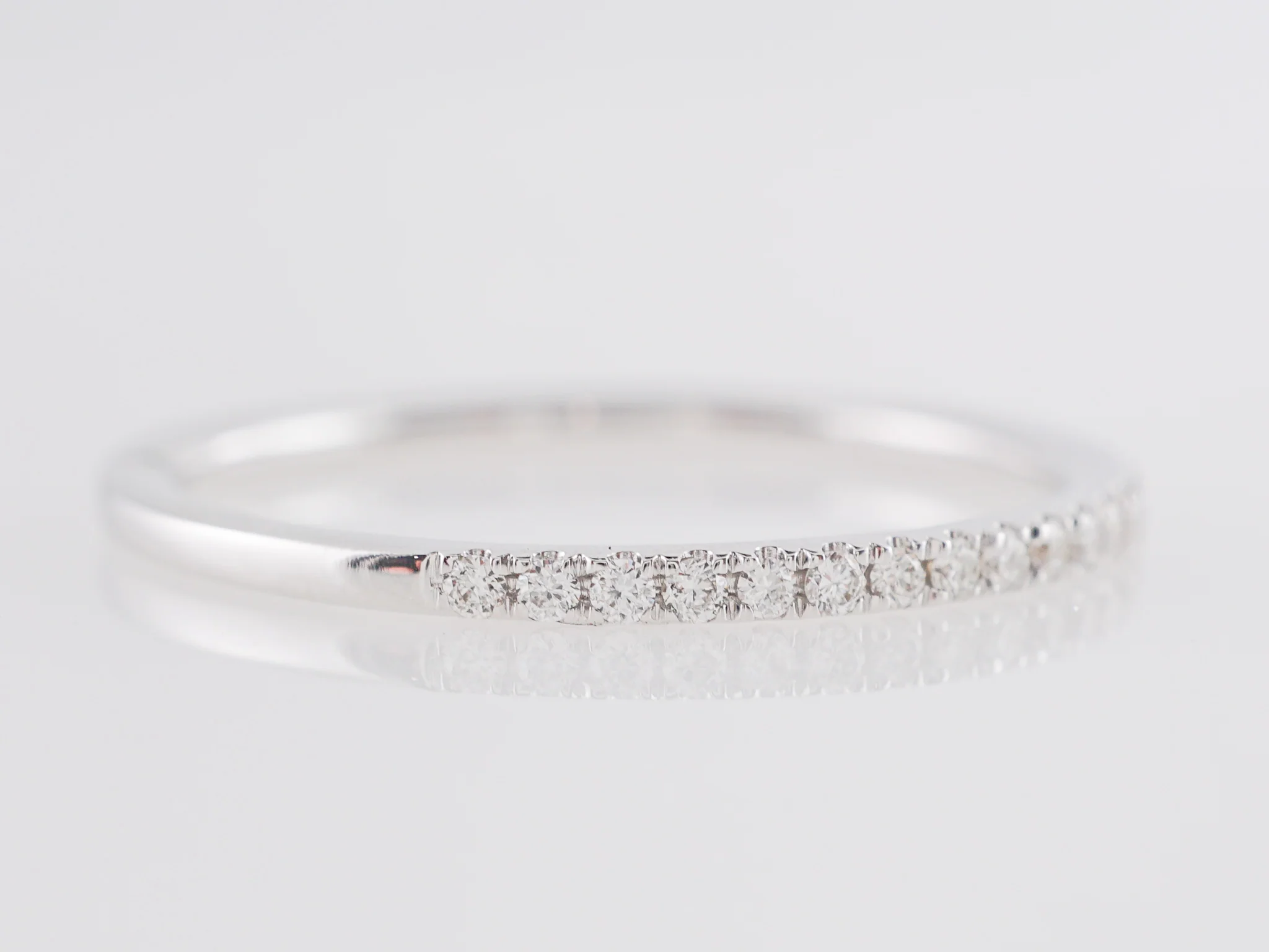 .20 Diamond Wedding Band in 14k White Gold - Image 3
