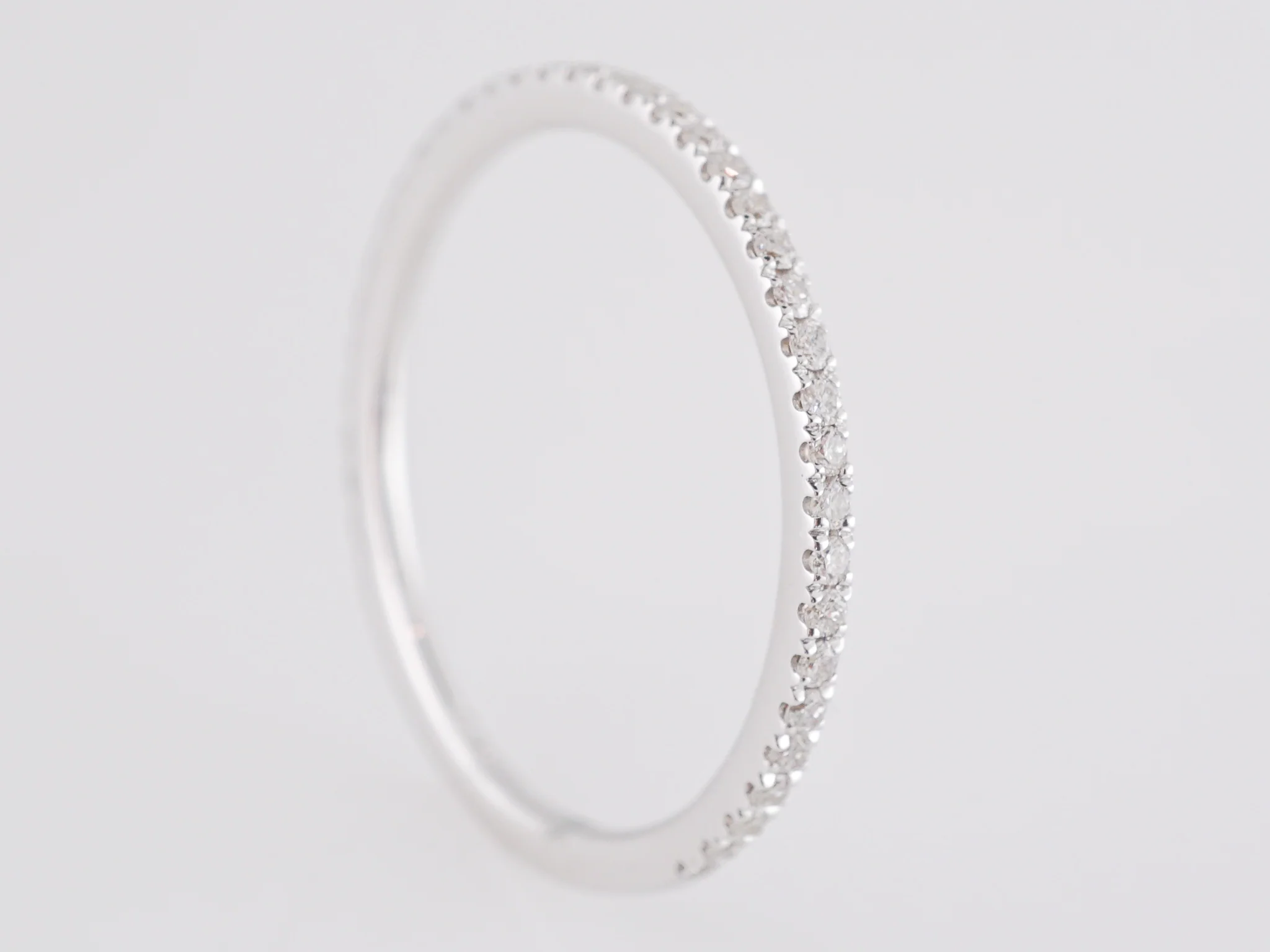 .20 Diamond Wedding Band in 14k White Gold - Image 4