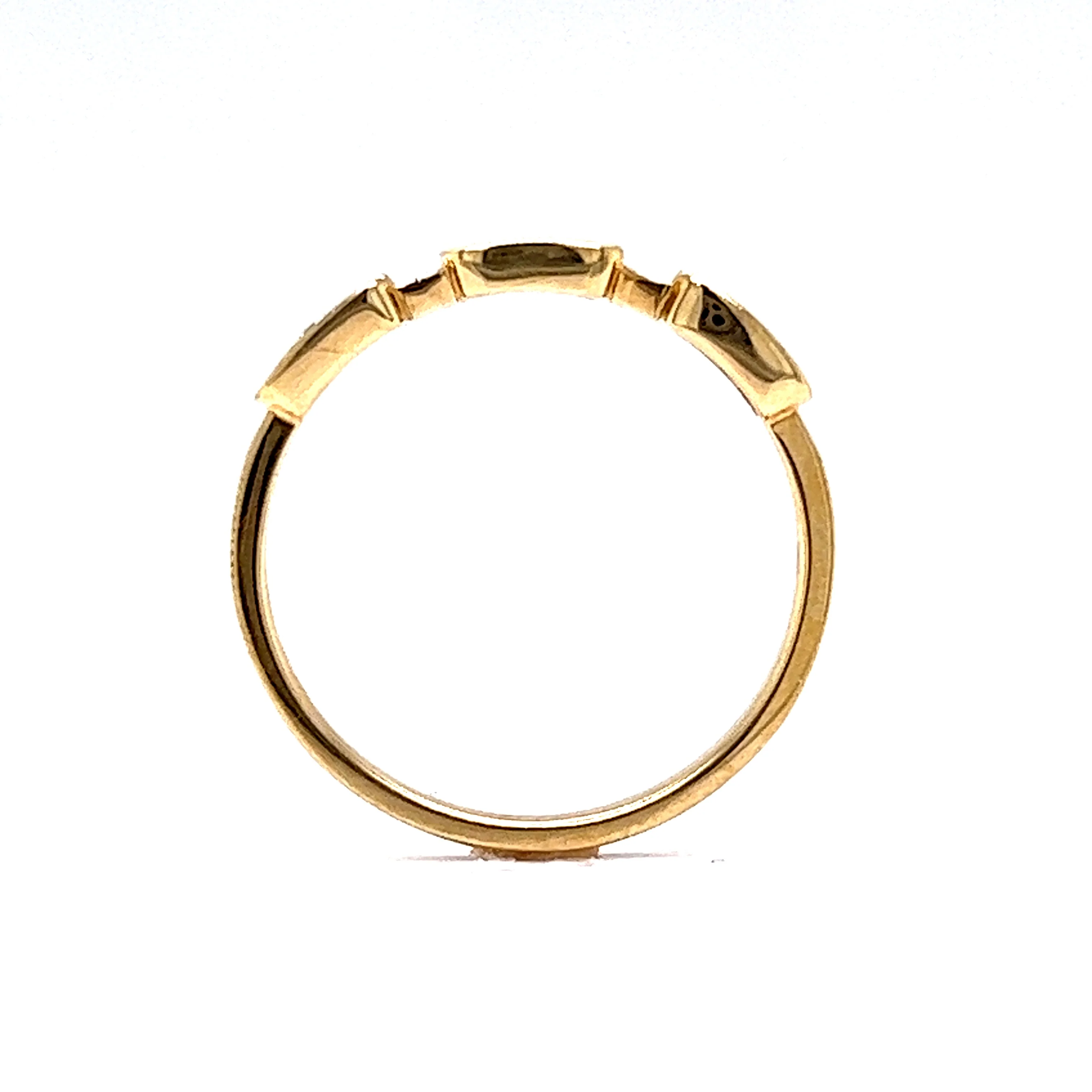 .20 Diamond Wedding Band in 18k Yellow Gold - Image 4