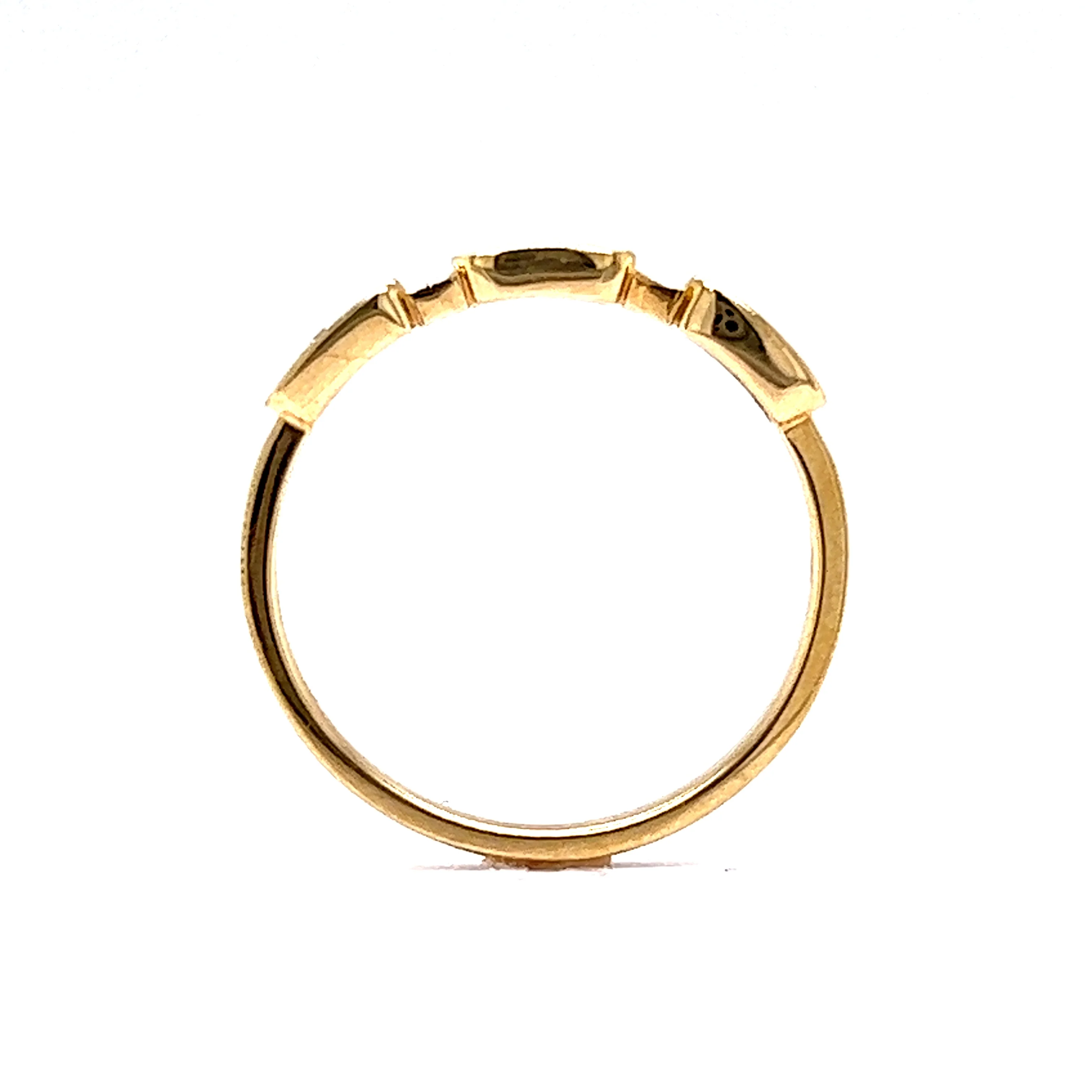 .20 Diamond Wedding Band in 18k Yellow Gold - Image 5