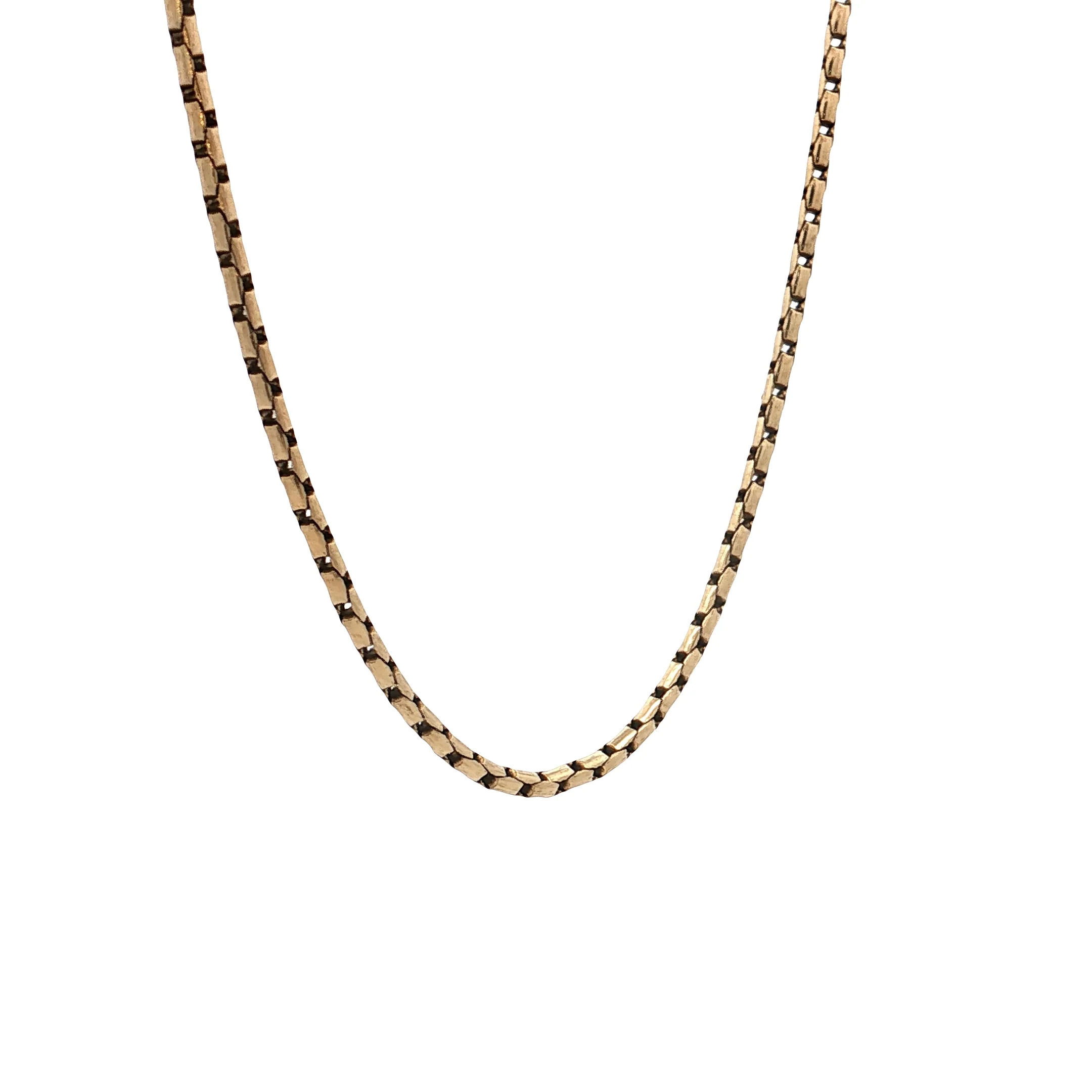 20" Forzentina Link Chain Necklace 14k Yellow Gold - Image 3