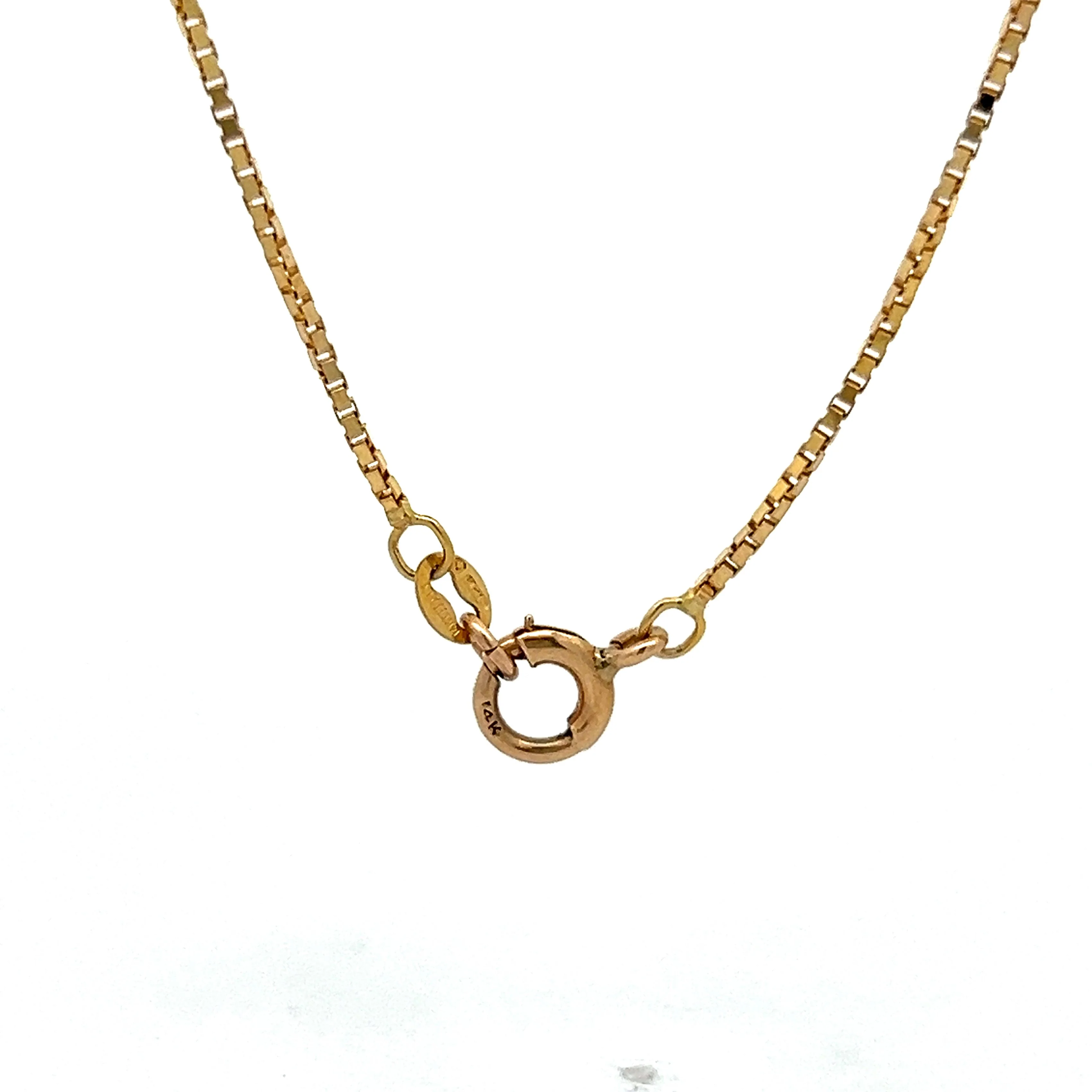 20 Inch Box Chain in 14k Yellow Gold - Image 4