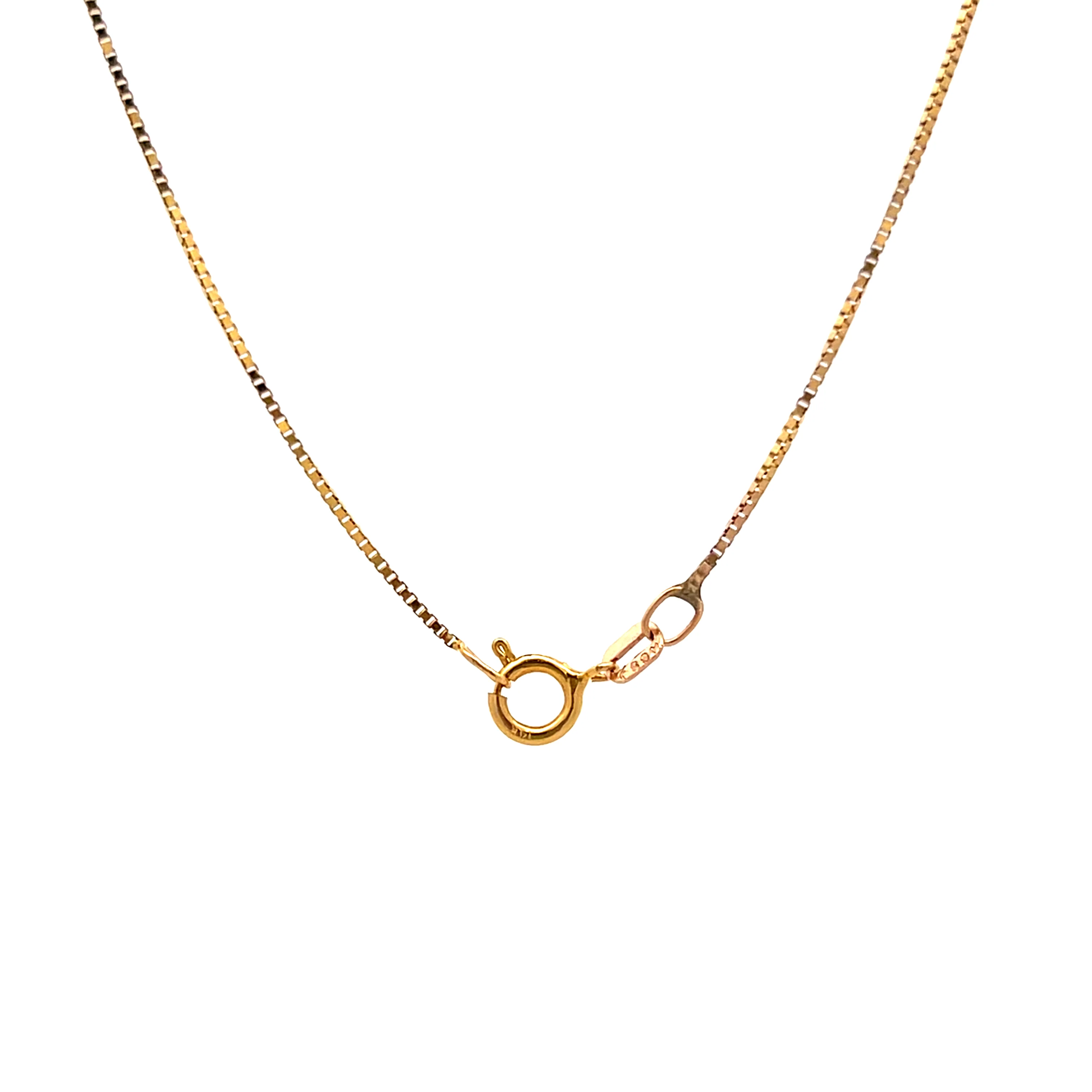 20" Malachite Bezel Pendant in 14k Yellow Gold - Image 4