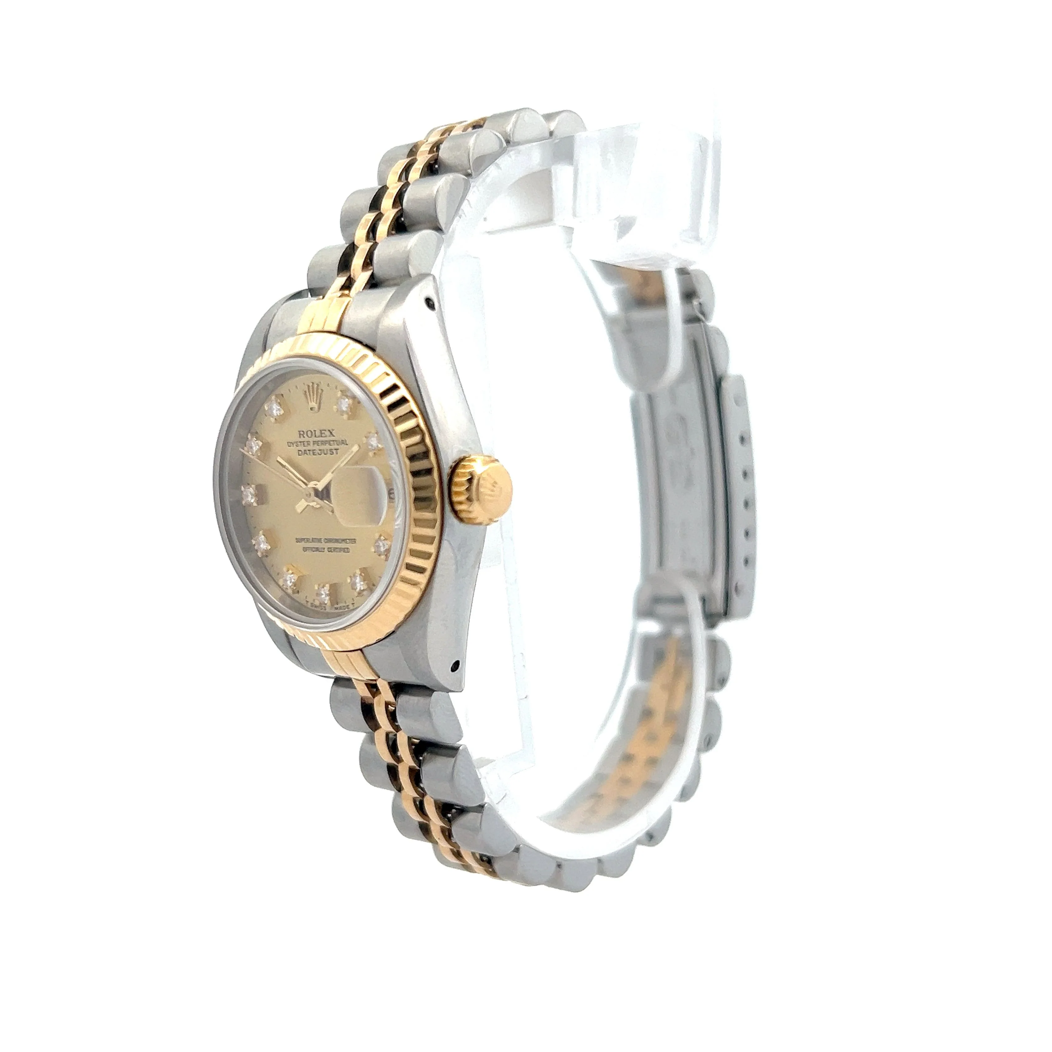 .20 Rolex Ladies Diamond Datejust 69173 in Stainless Steel & 18k - Image 2