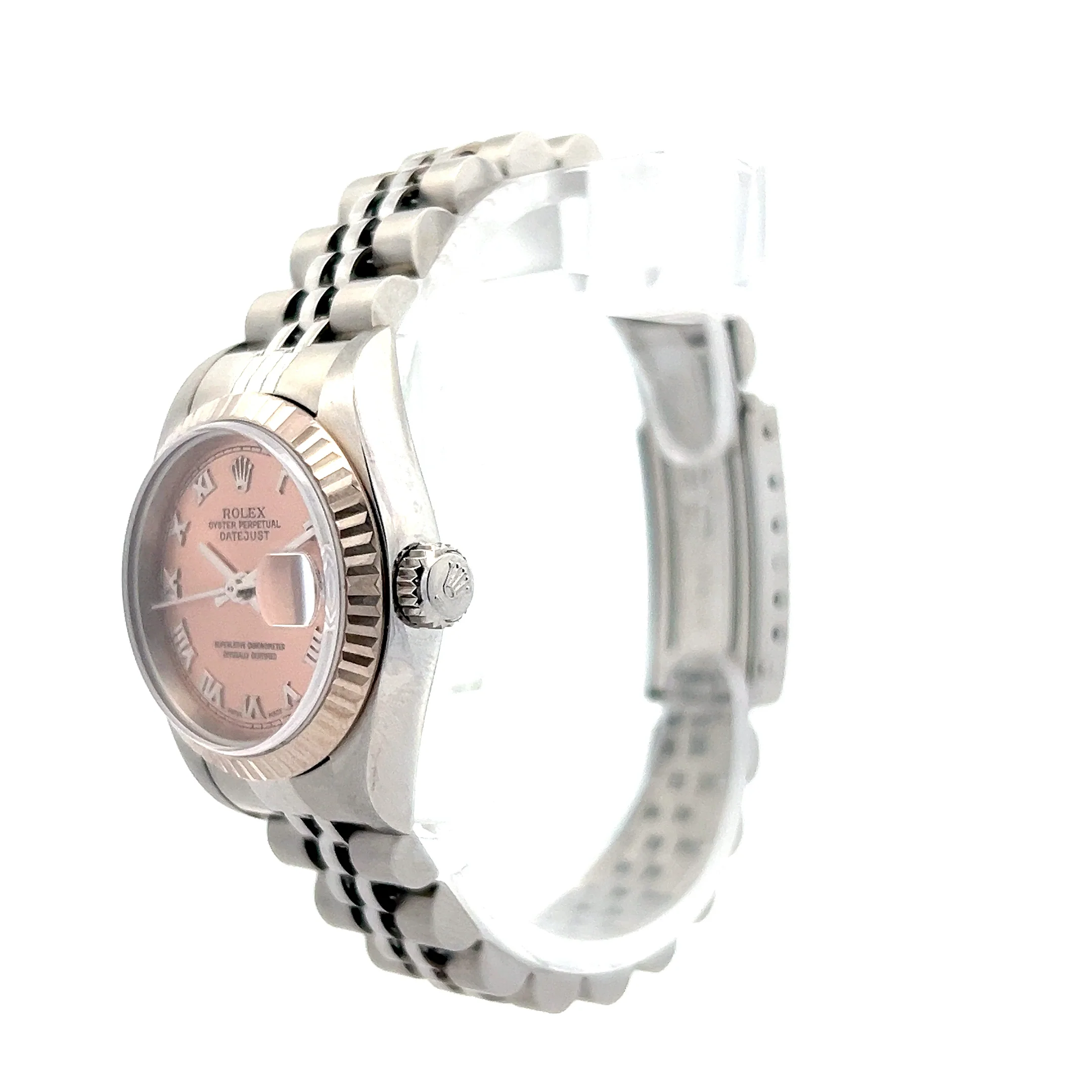 2002 Ladies Rolex Salmon Datejust 26mm 79174 Stainless Steel - Image 2