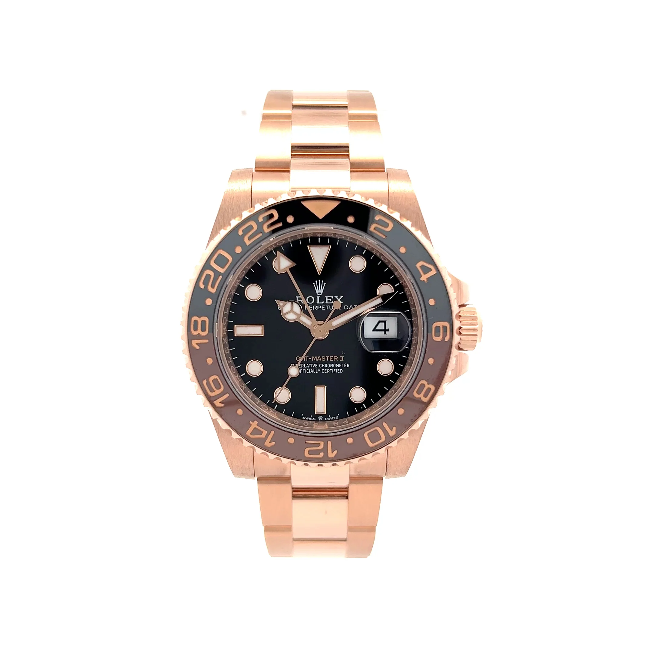 2024 Rolex GMT Master II Root Beer 40mm 18k Rose Gold