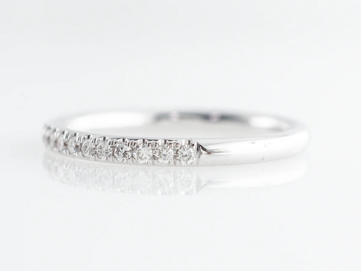 .21 Diamond Wedding Band in 14k White Gold - Image 2