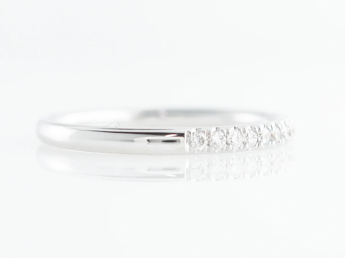 .21 Diamond Wedding Band in 14k White Gold - Image 3