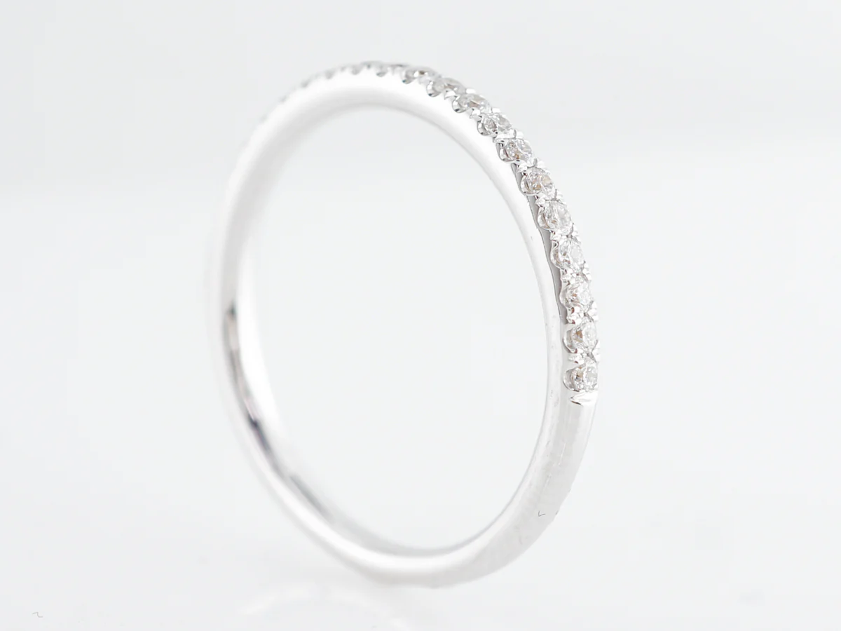 .21 Diamond Wedding Band in 14k White Gold - Image 4