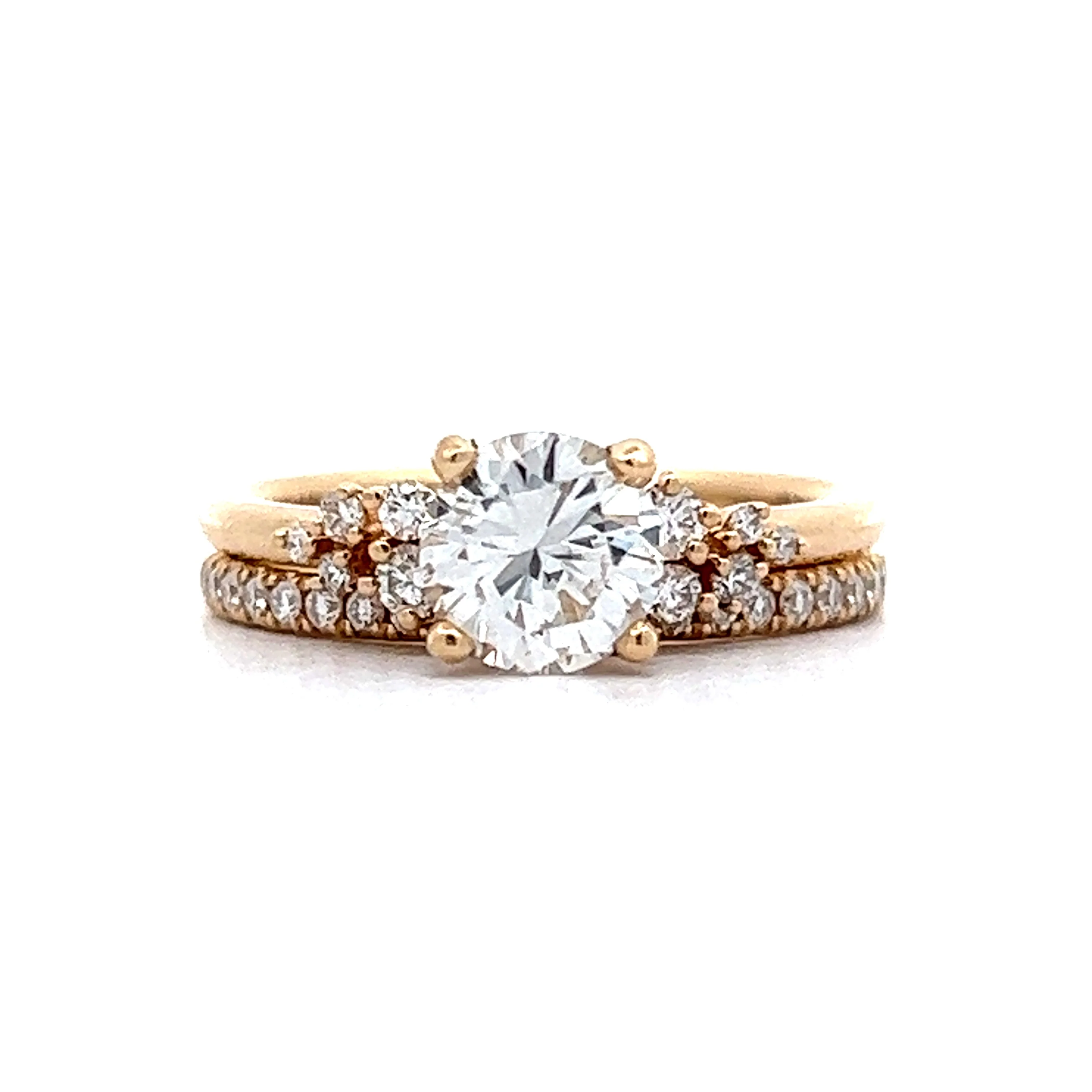 .21 Classic Round Diamond Wedding Band in 14k Yellow Gold - Image 6