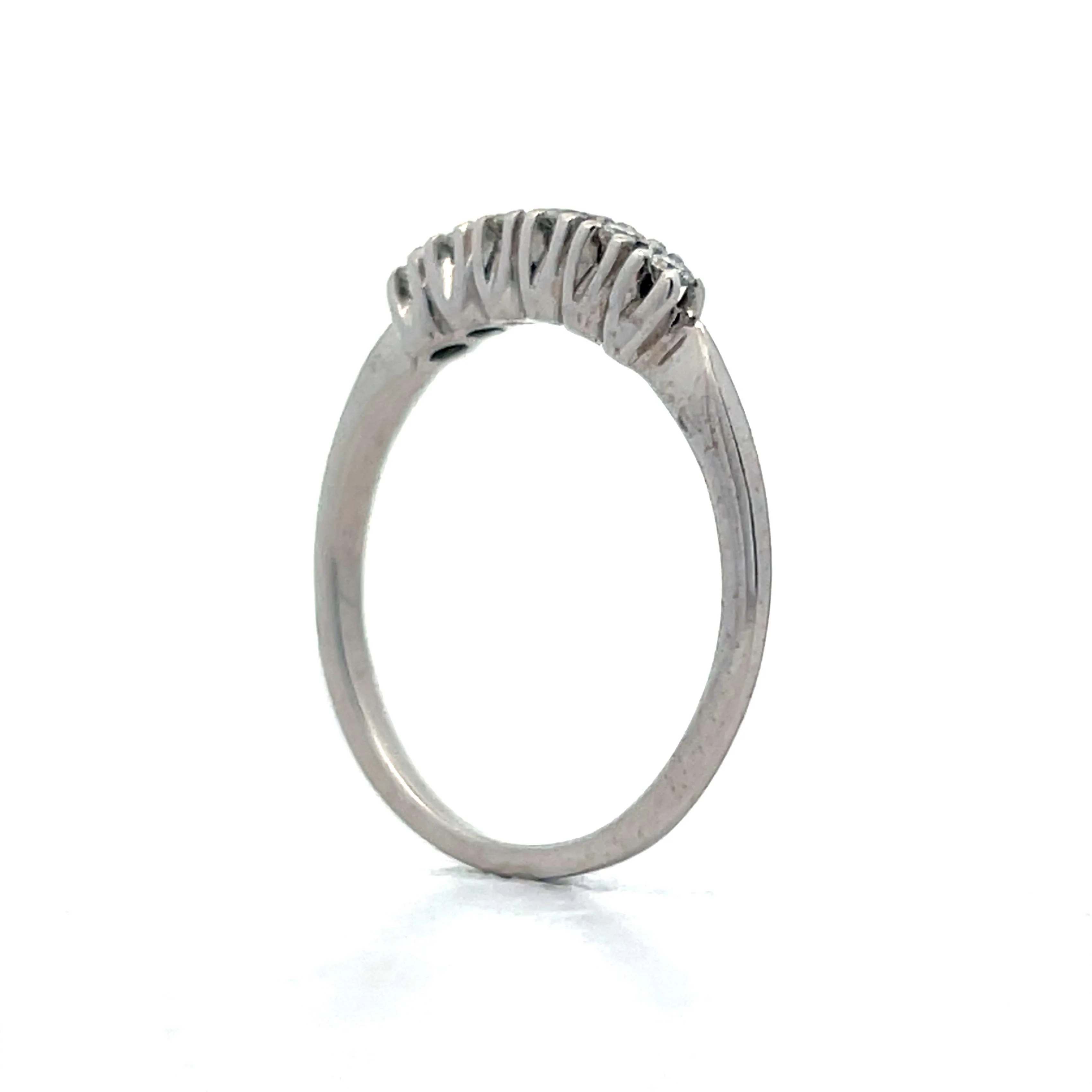 .21 Six Stone Diamond Wedding Band in 14k - Image 5