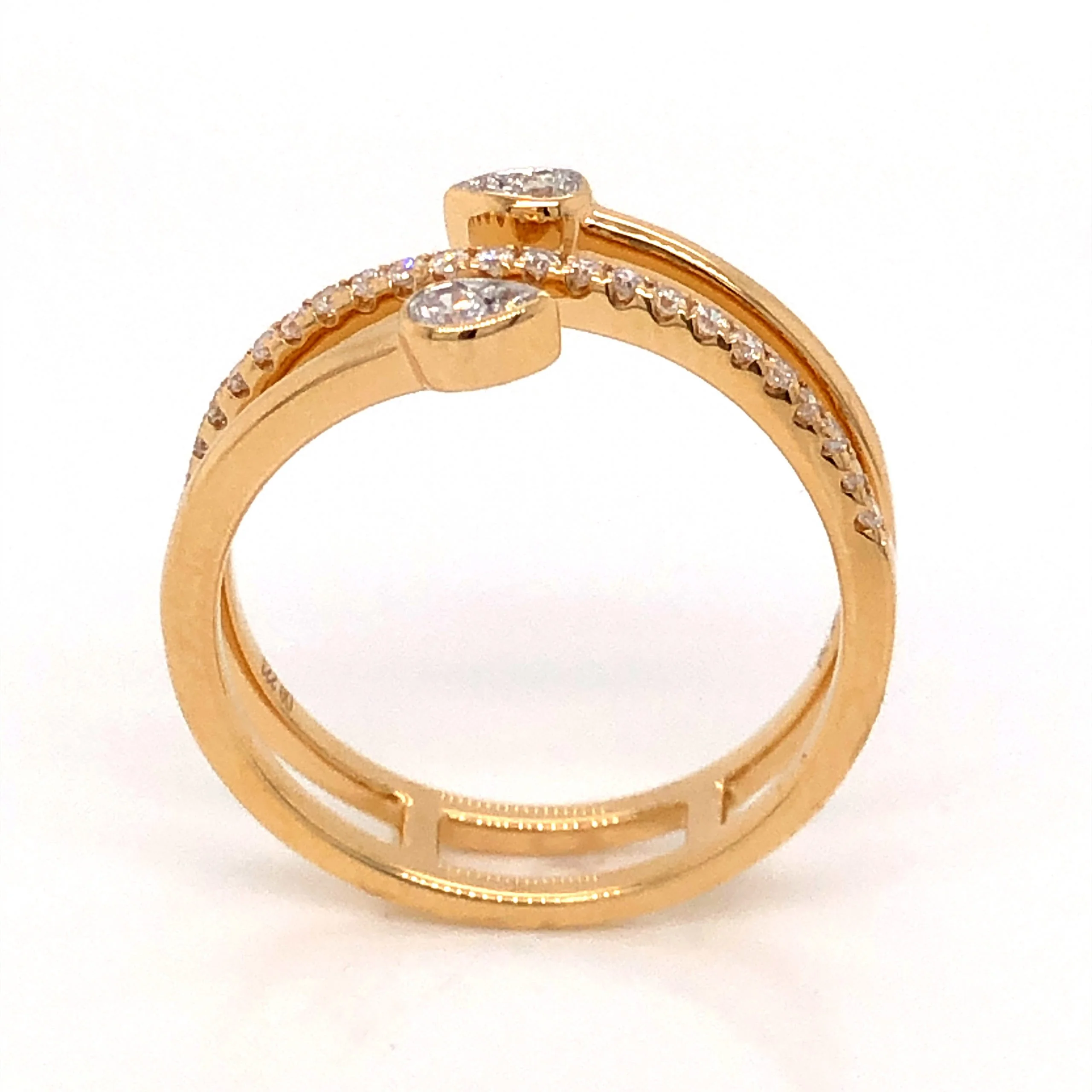 .22 Diamond Wrap-Around Ring in 18k Yellow Gold - Image 3
