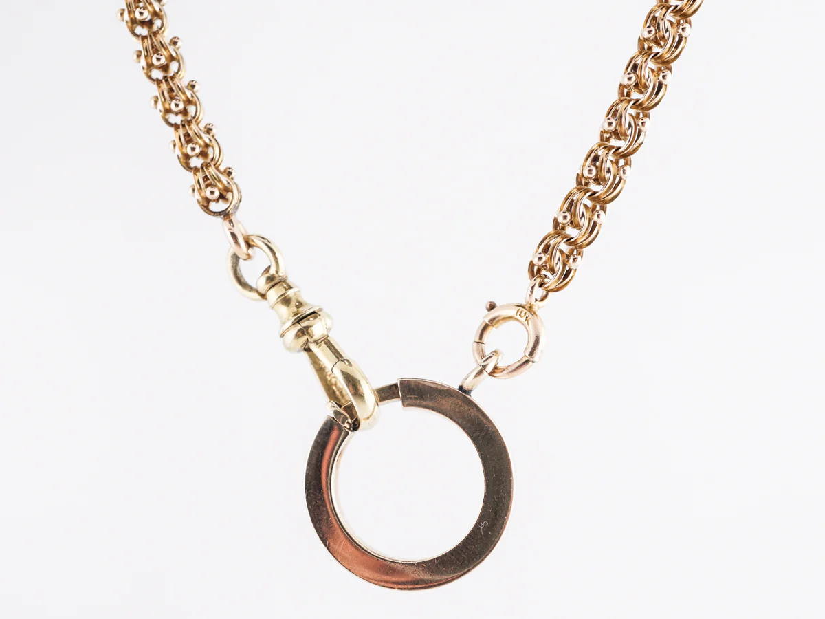 22 Inch Victorian Chain Necklace in 10k Yellow Gold - Image 2