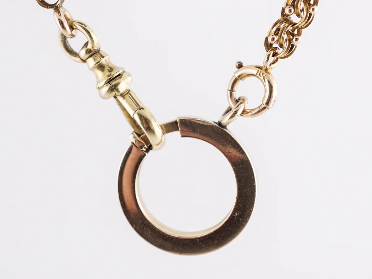 22 Inch Victorian Chain Necklace in 10k Yellow Gold - Image 3