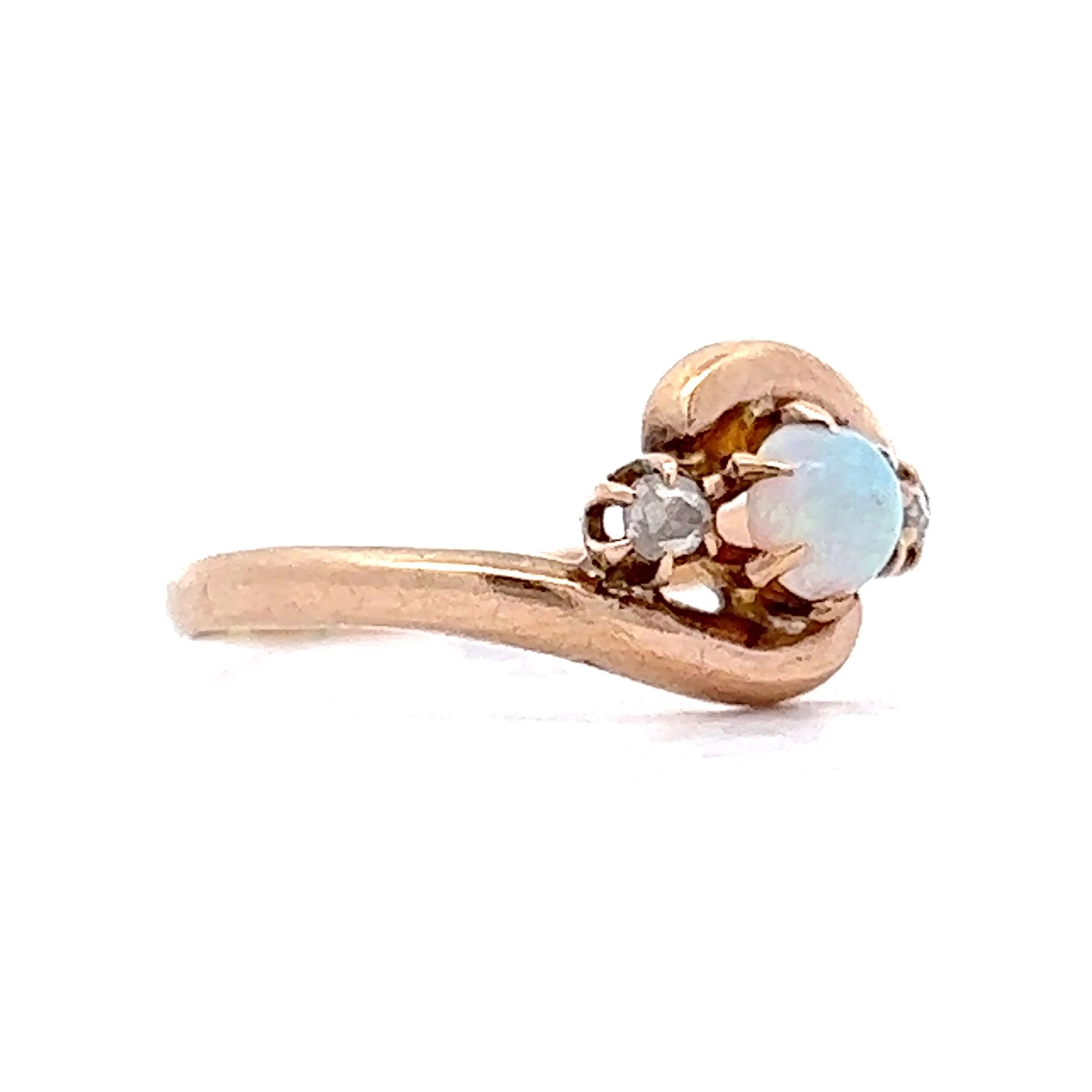 .22 Victorian Opal Right Hand Ring in 14k Yellow Gold - Image 3