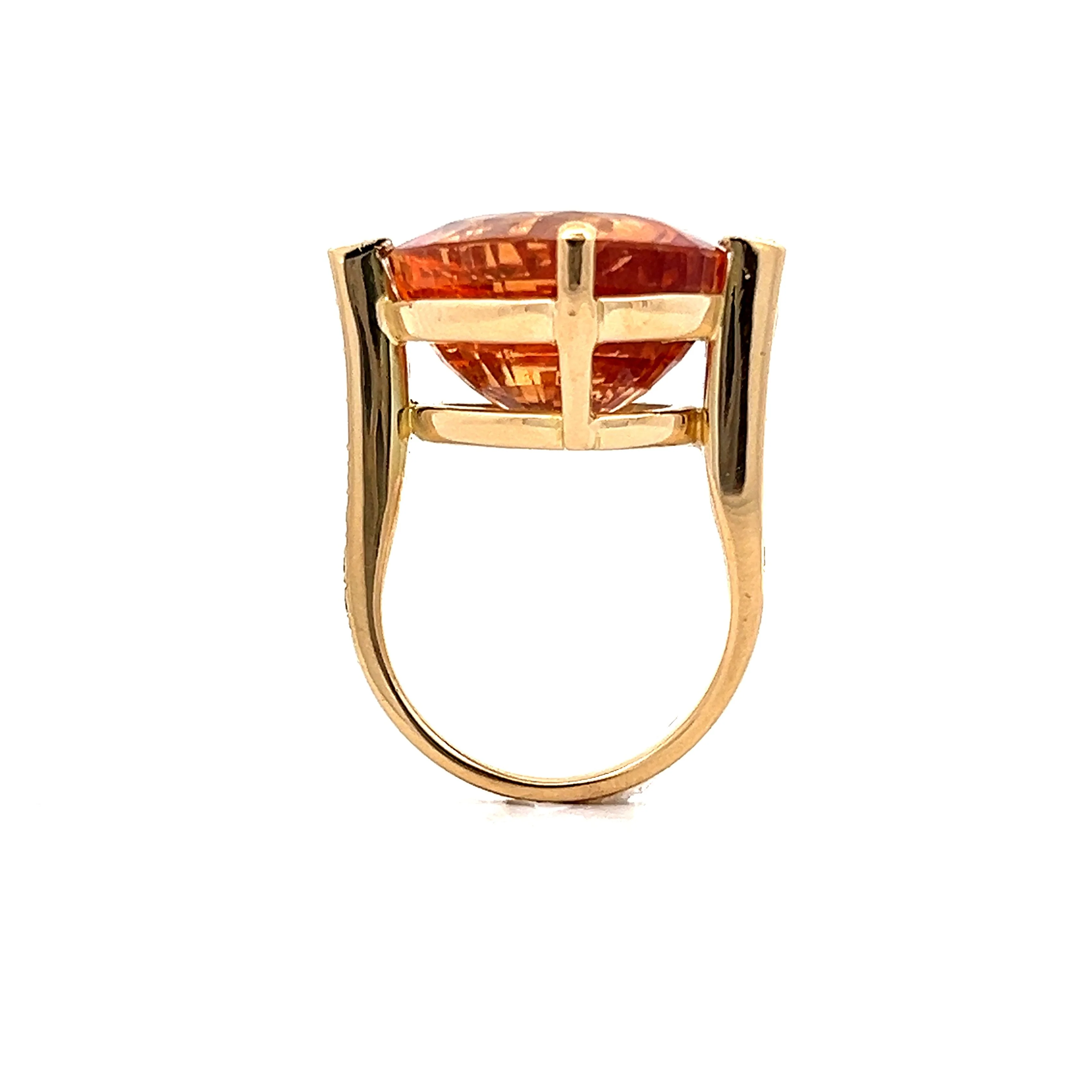23.45 Spessartite Garnet Cocktail Ring in 18k - Image 4