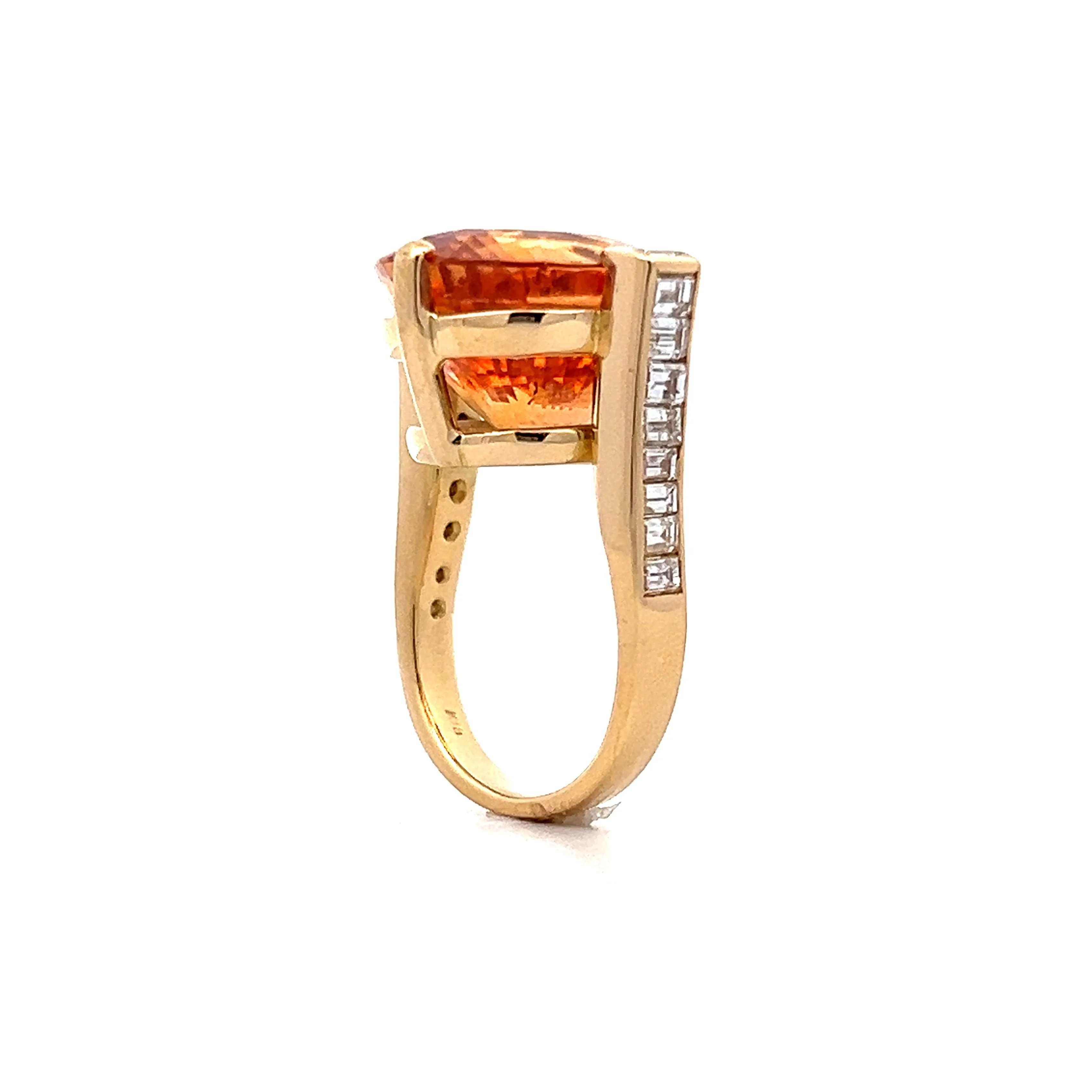 23.45 Spessartite Garnet Cocktail Ring in 18k - Image 5