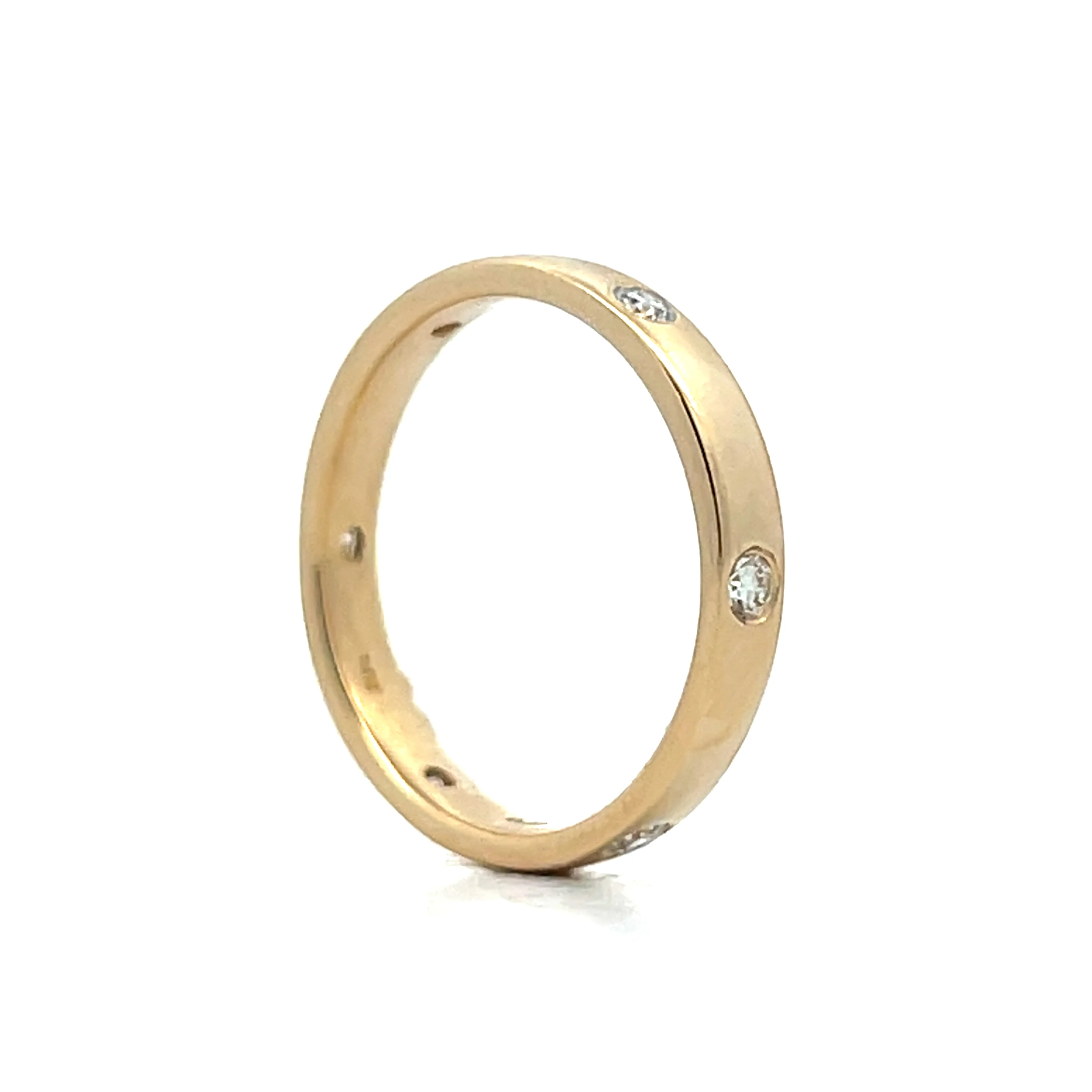 .23 Bezel Diamond Eternity Wedding Band in 14k - Image 6