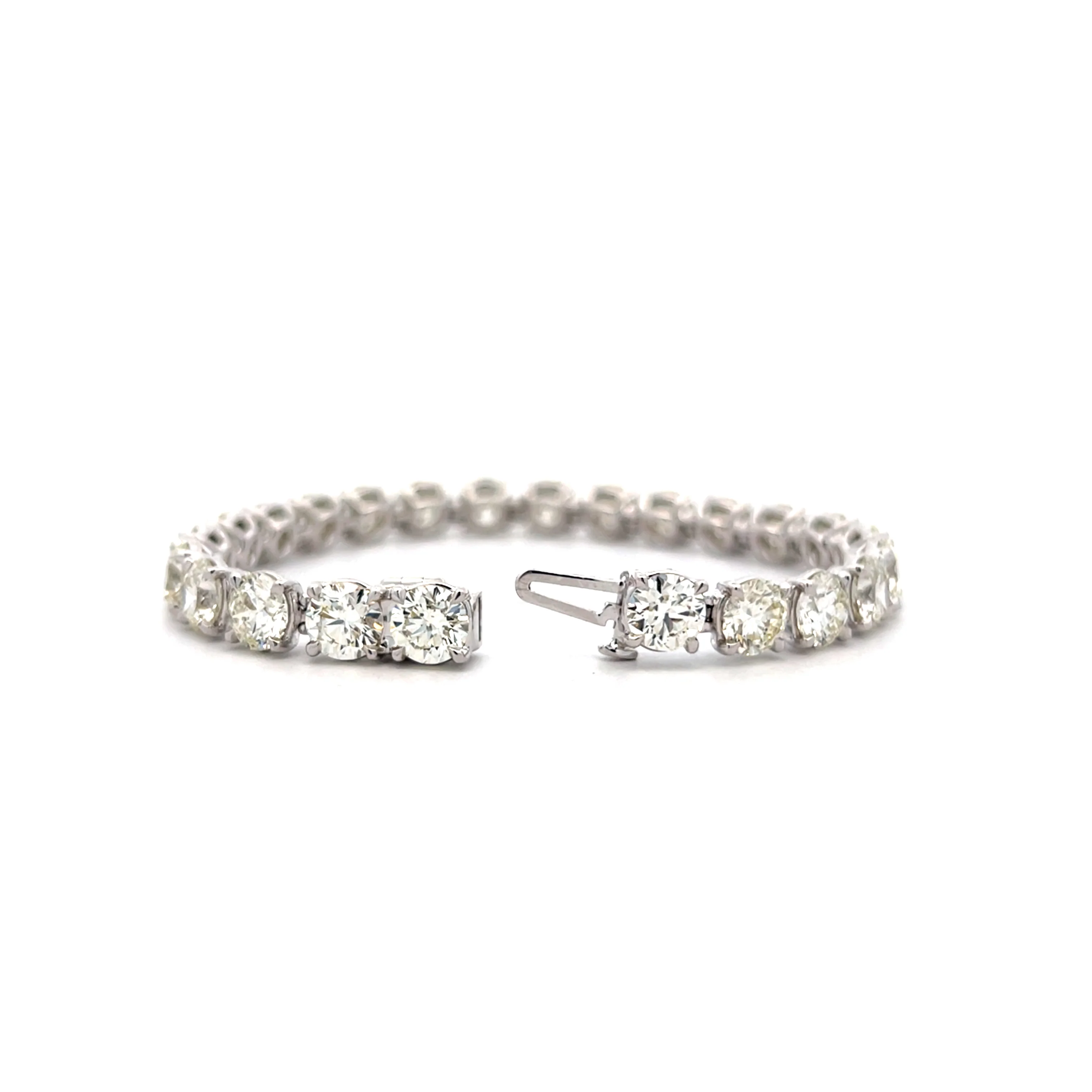 24.24 Round Diamond Tennis Bracelet in 18k - Image 5