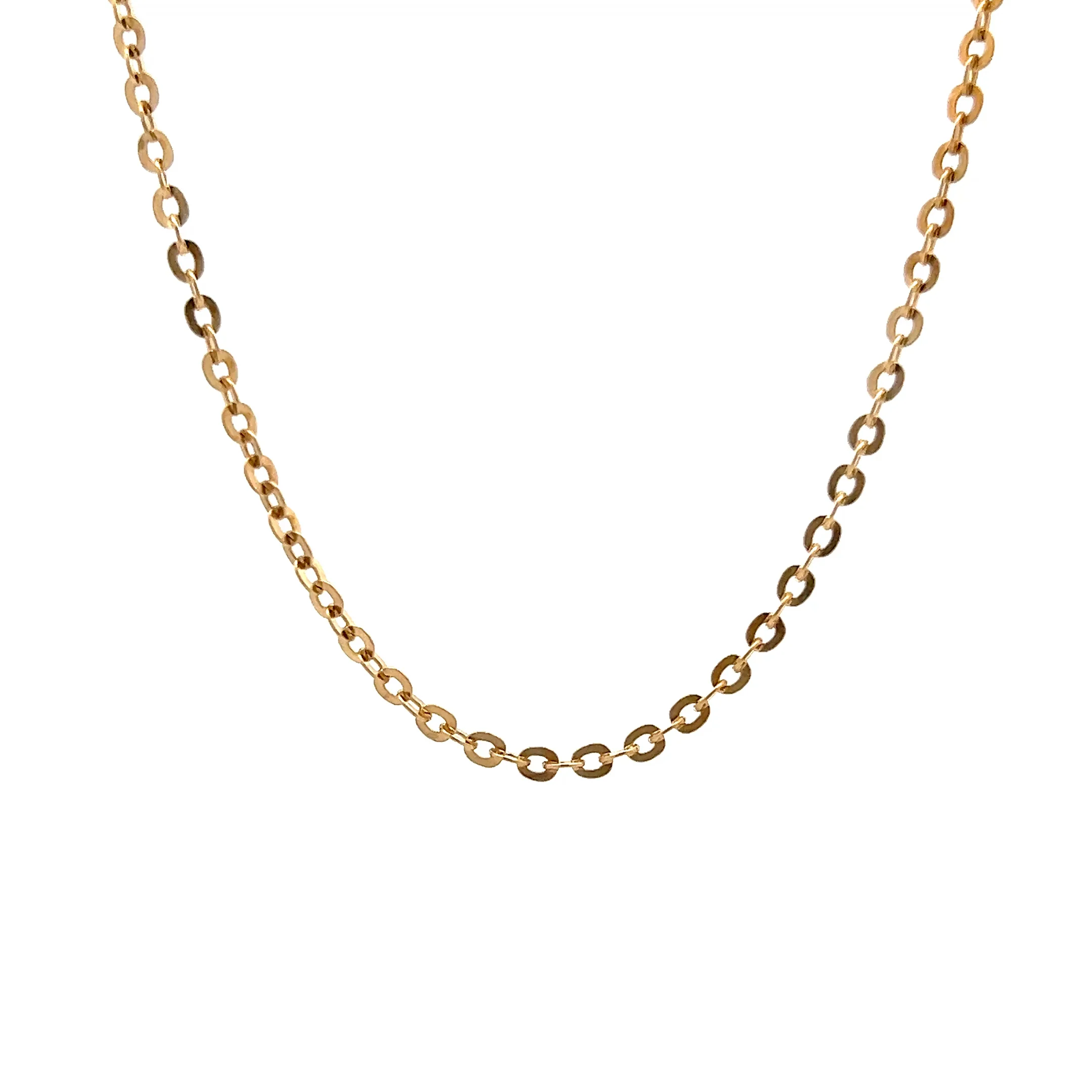 24" Antique Victorian Chain Necklace in 18k Yellow Gold