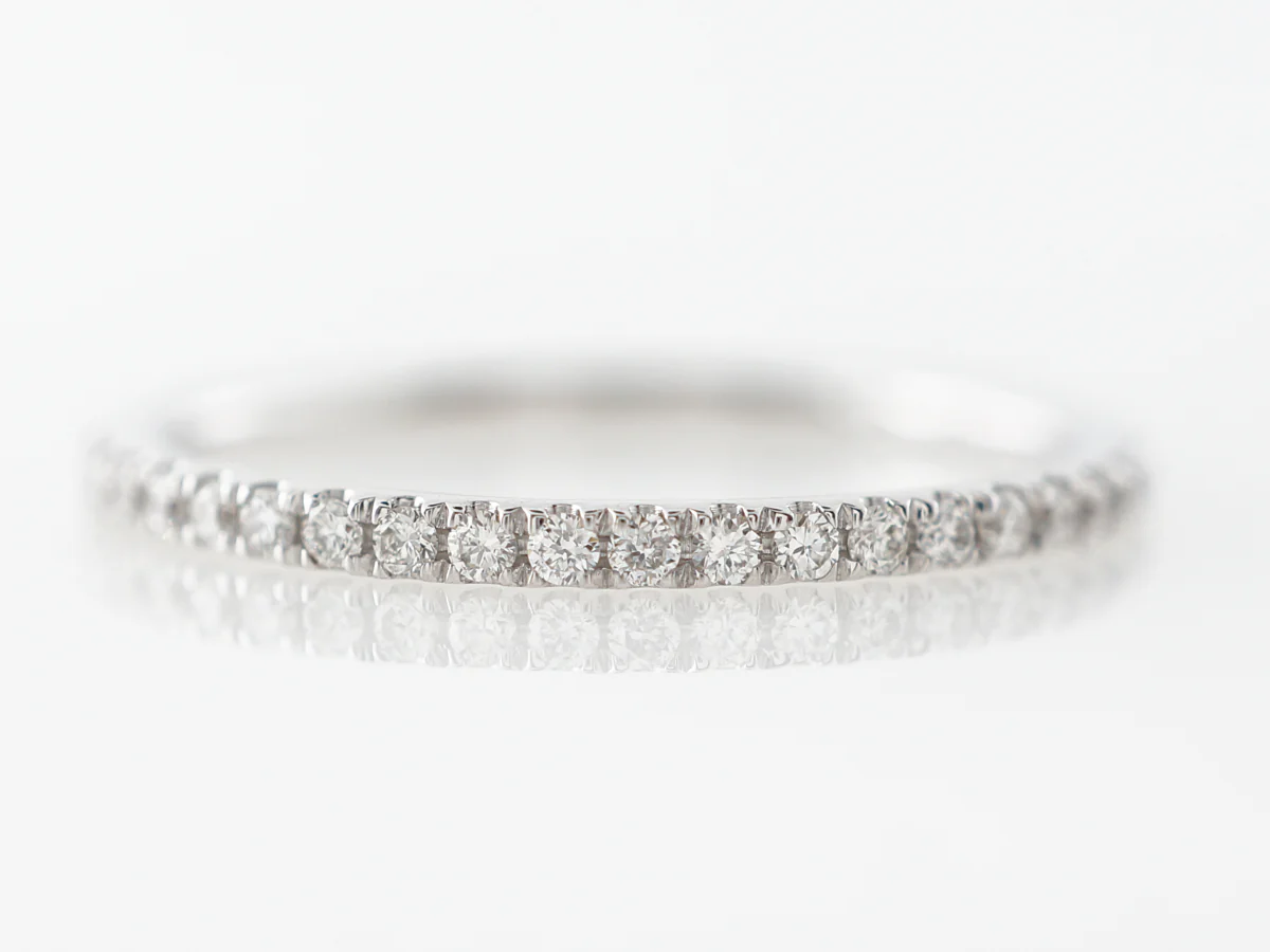 .24 Carat Diamond Wedding Band in 14k White Gold