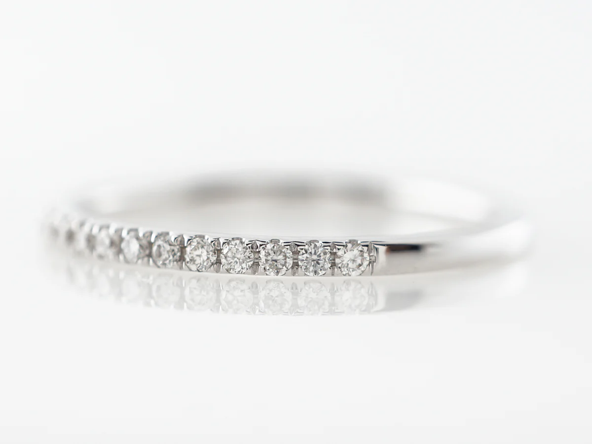 .24 Carat Diamond Wedding Band in 14k White Gold - Image 2