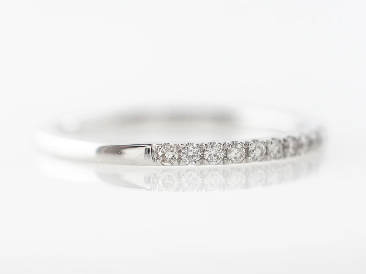 .24 Carat Diamond Wedding Band in 14k White Gold - Image 3