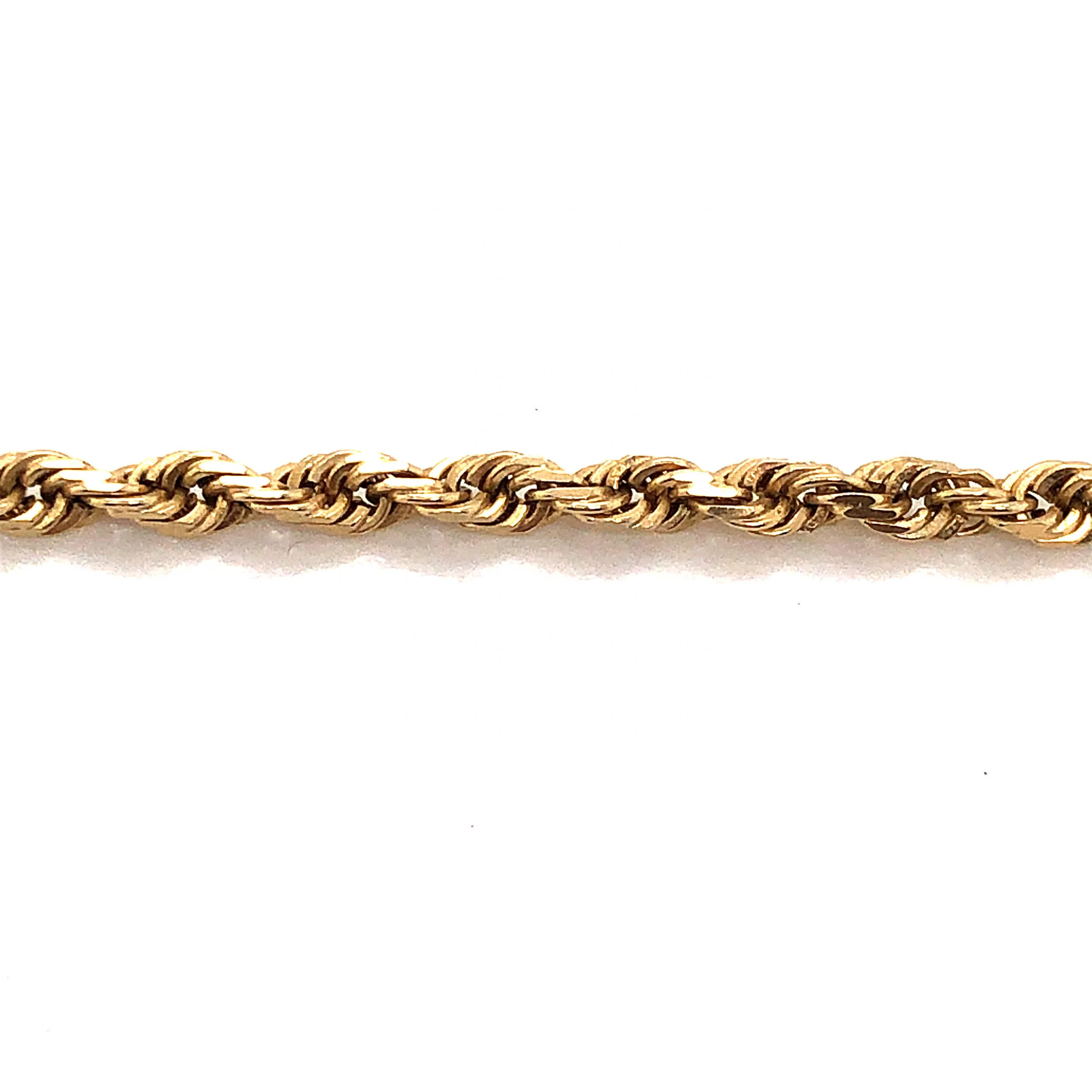 24 Inch Rope Chain Necklace in 14k Yellow Gold - Image 2