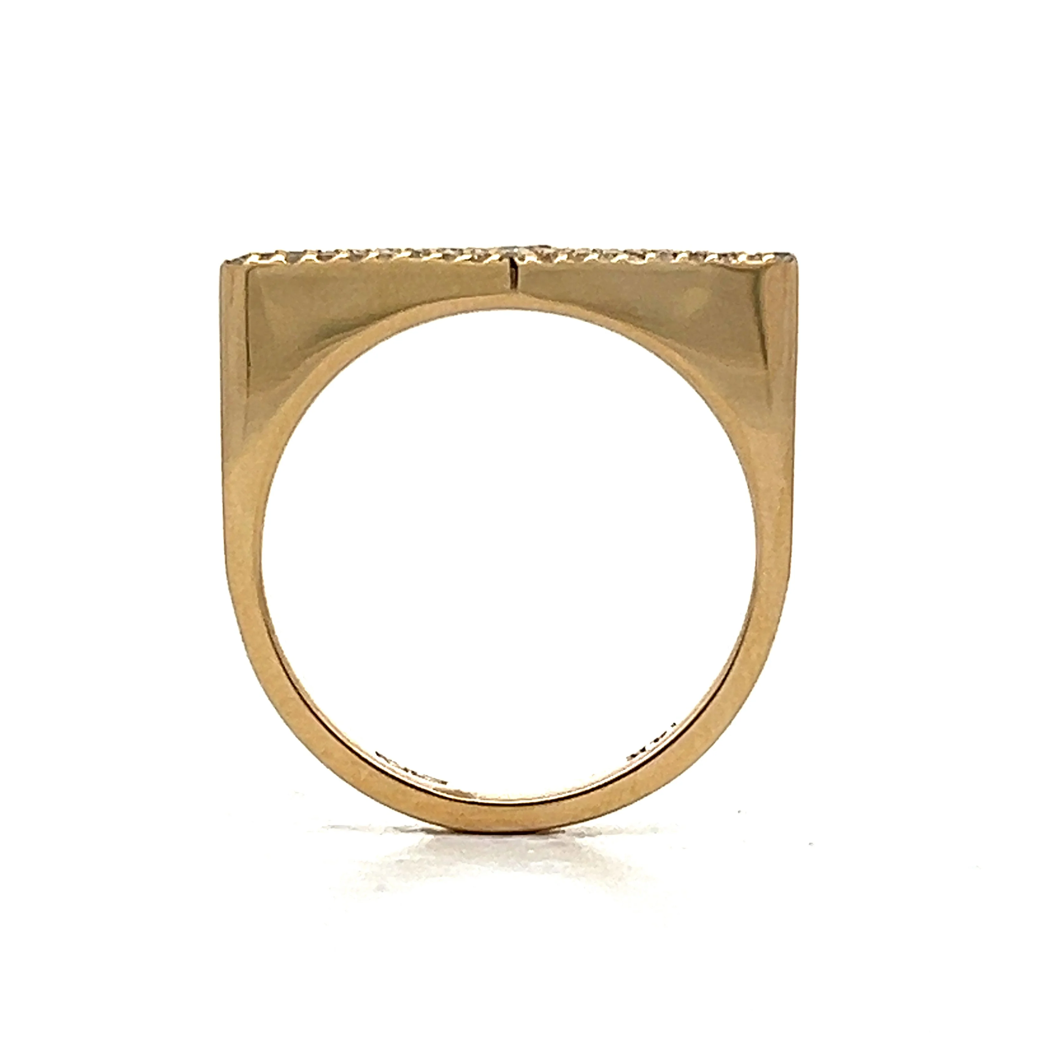 .24 Round Brilliant Diamond Right Hand Ring in 14k - Image 4