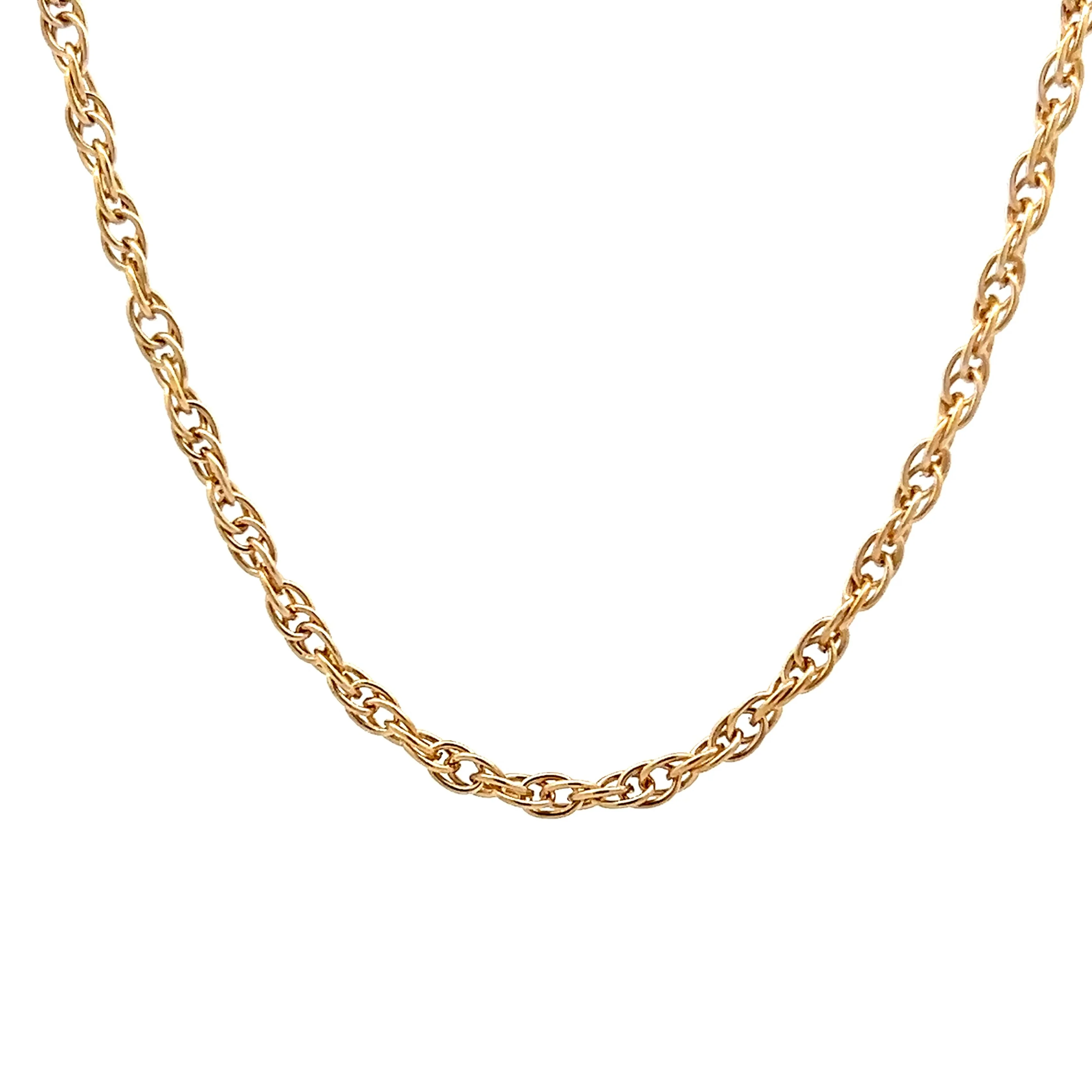 24" Singapore Chain Necklace in 14k Yellow Gold