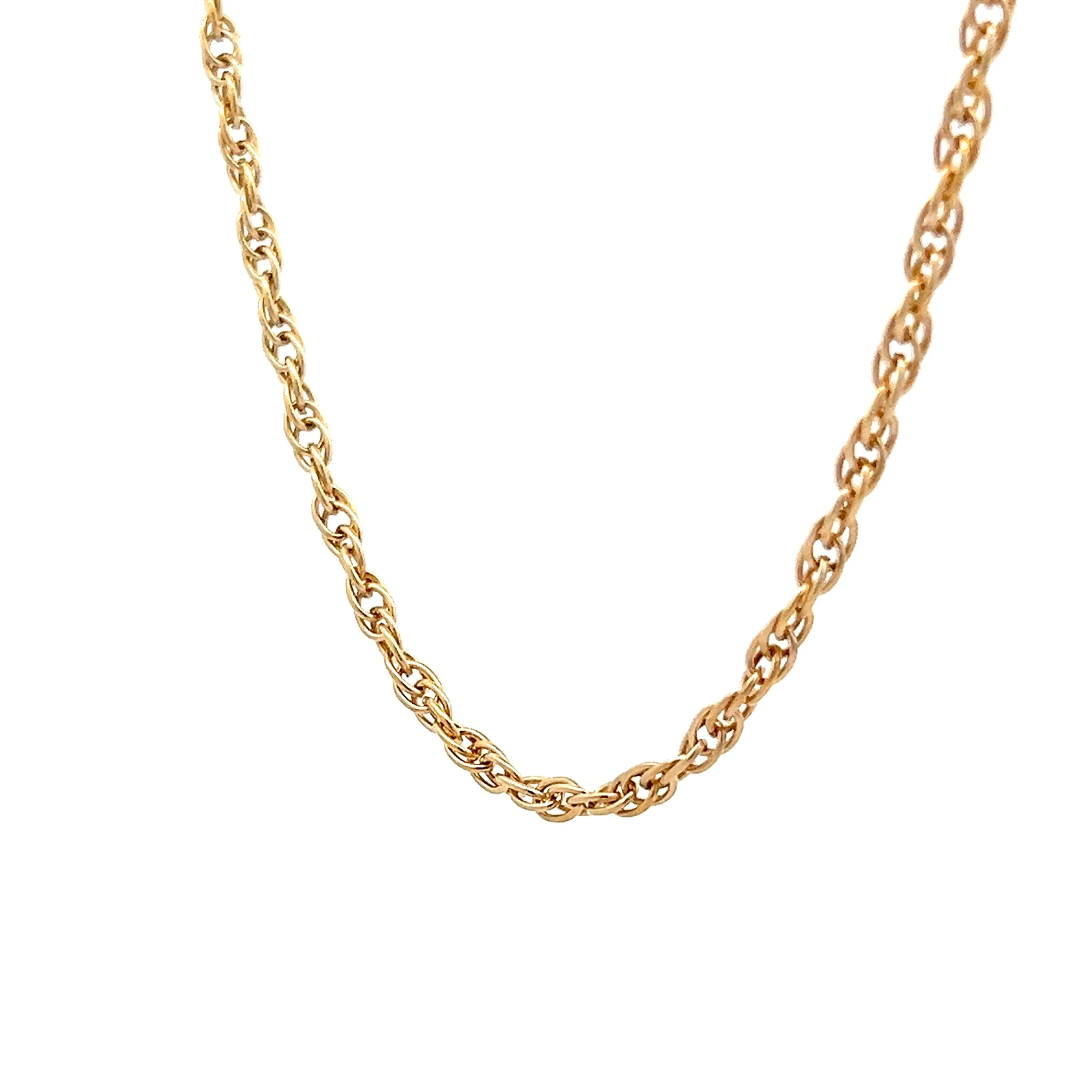 24" Singapore Chain Necklace in 14k Yellow Gold - Image 2