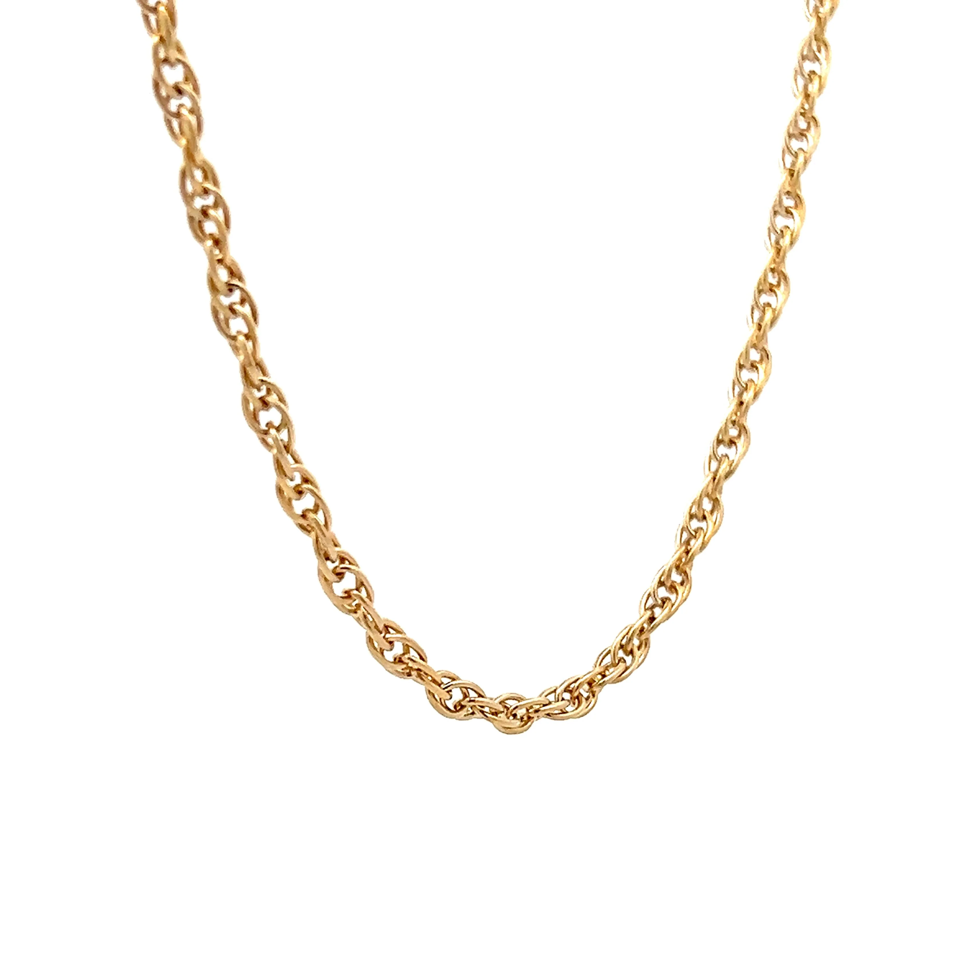 24" Singapore Chain Necklace in 14k Yellow Gold - Image 3