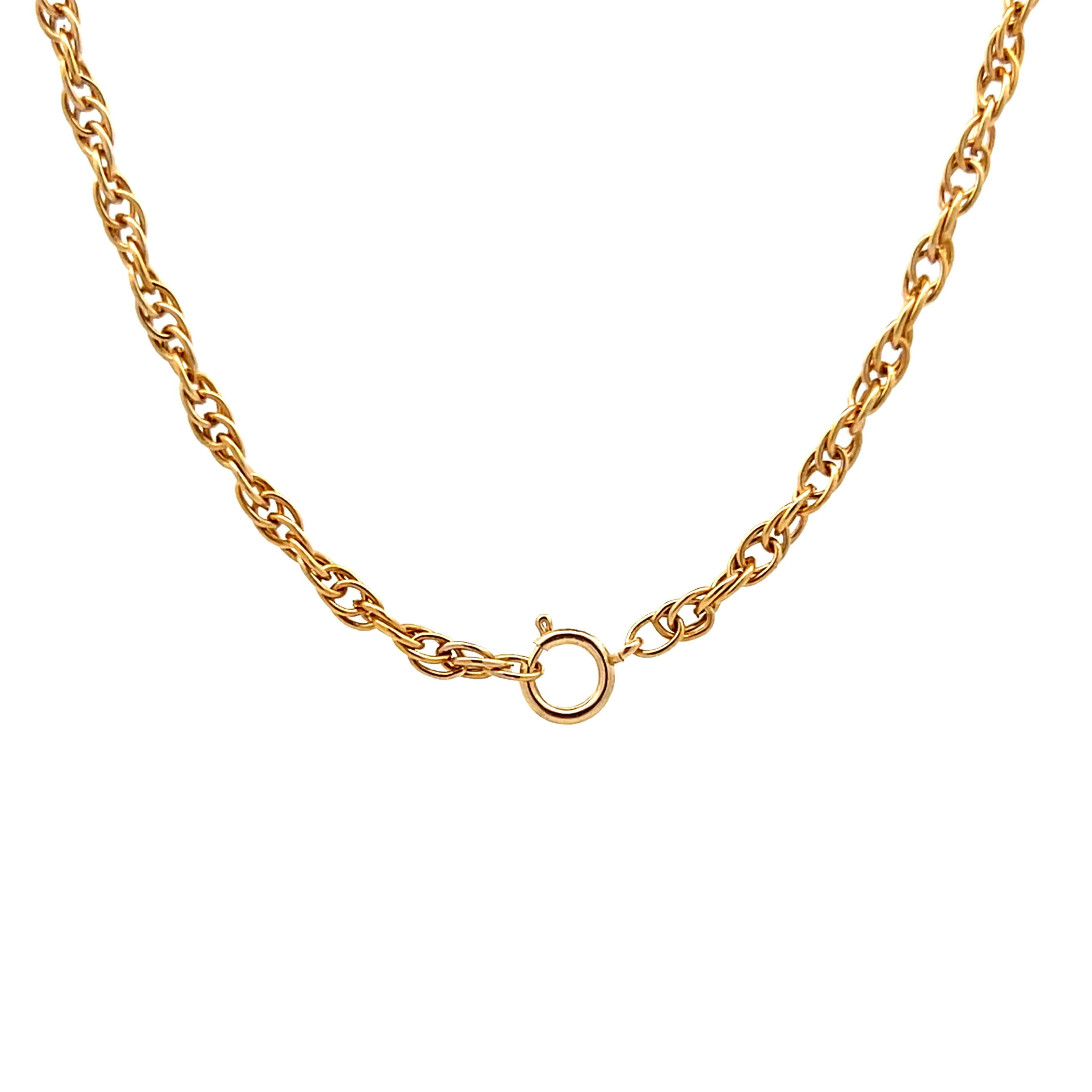 24" Singapore Chain Necklace in 14k Yellow Gold - Image 4