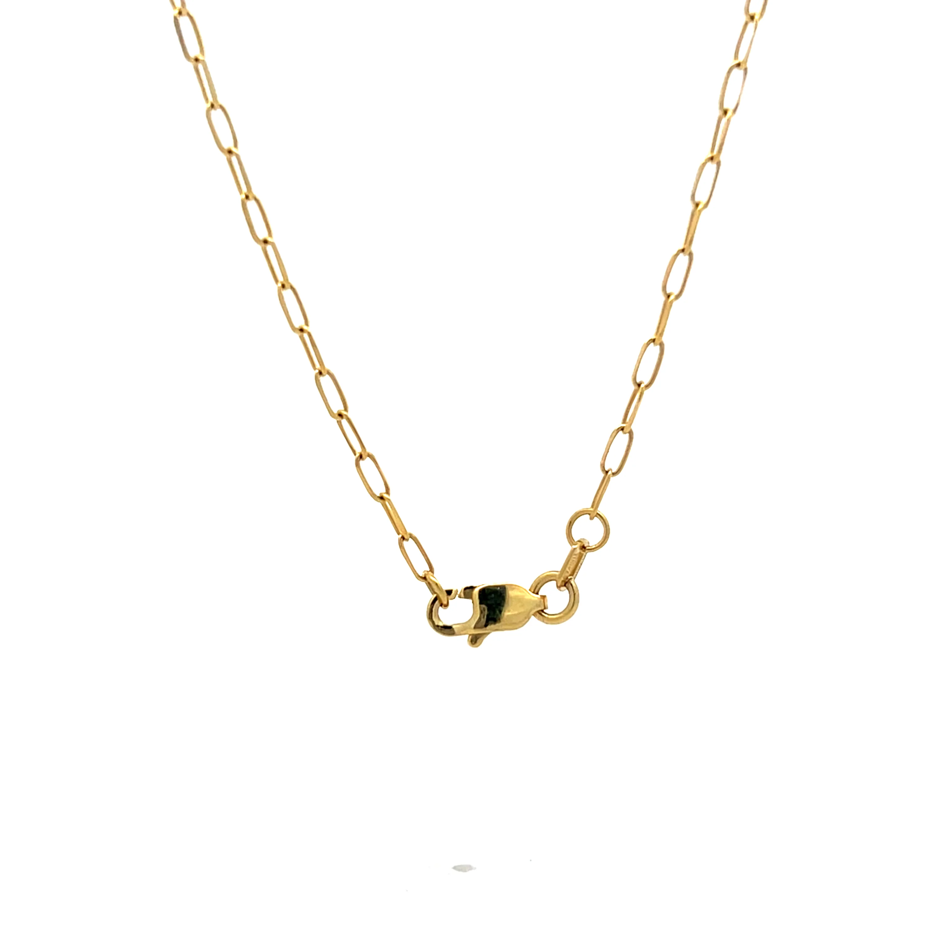 25.20 Emerald Cut Citrine Pendant in 14k Yellow Gold - Image 4