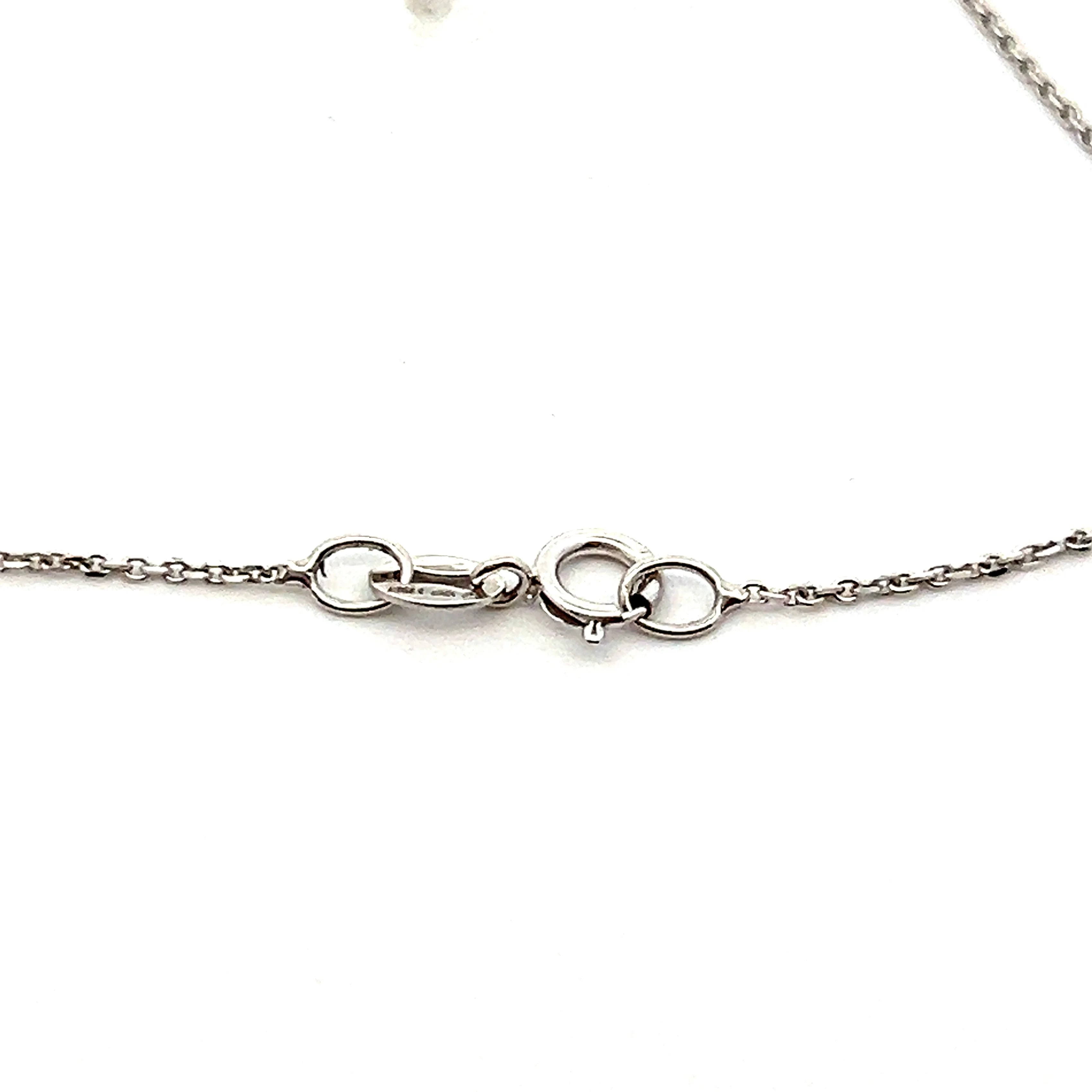 .25 Floating Diamond Bracelet in 18k White Gold - Image 4