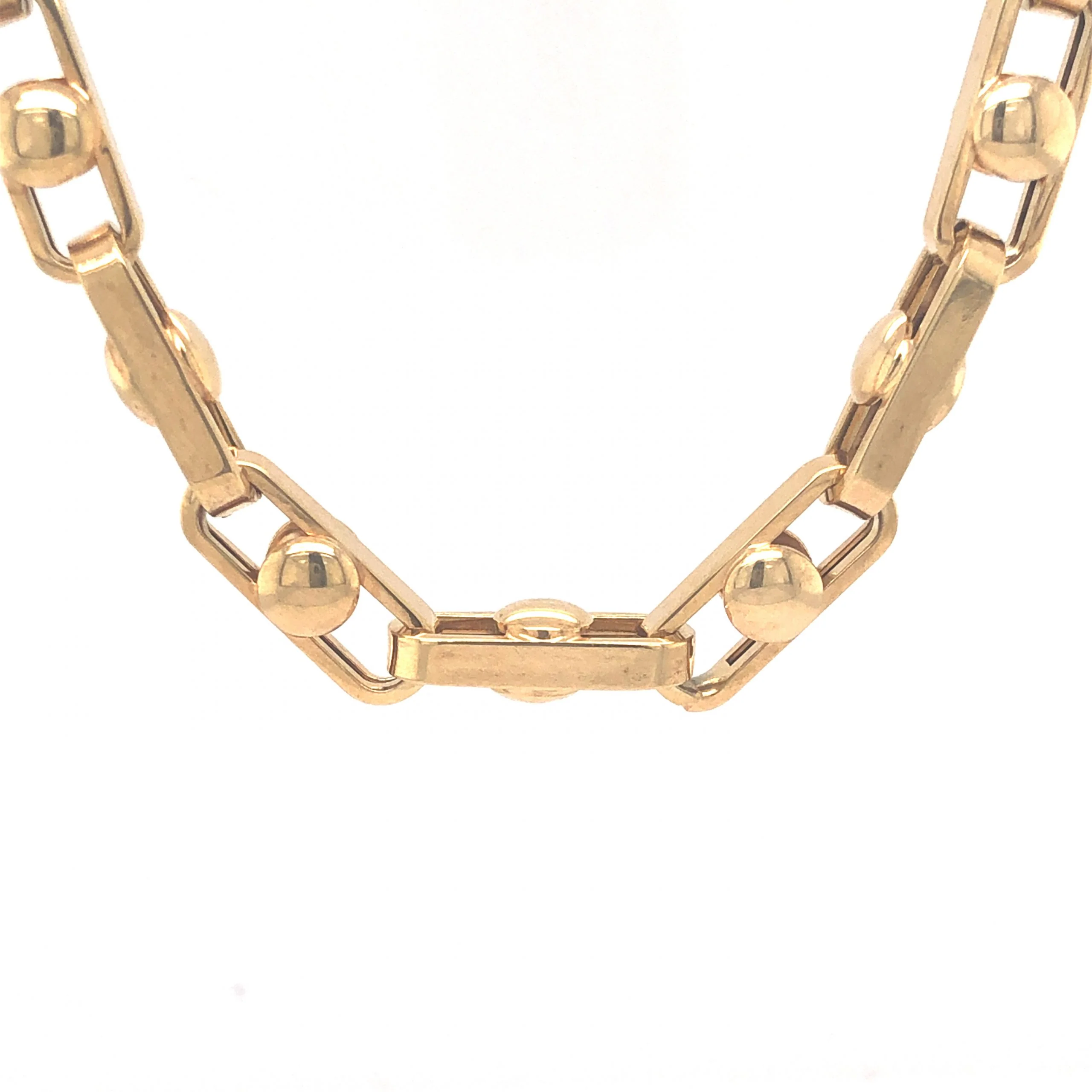 25 Inch Modern Chain Necklace in 14k Yellow Gold - Image 2