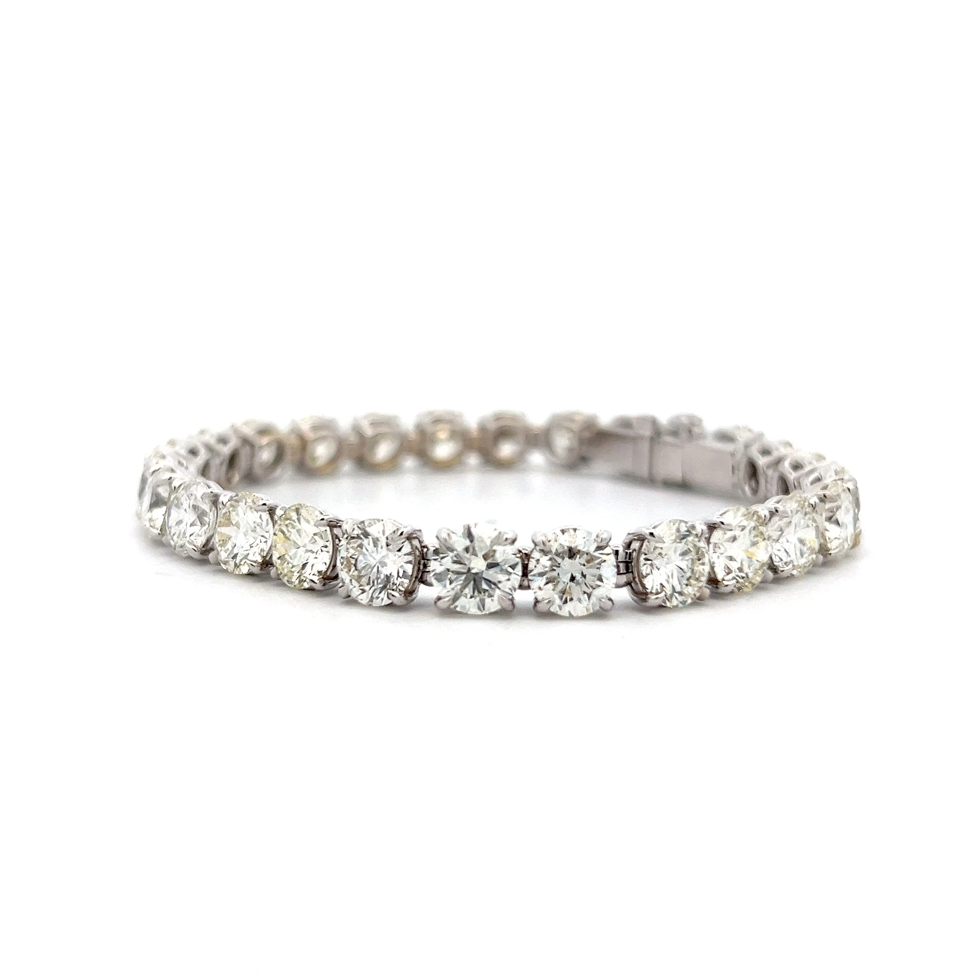 26.32 Diamond Tennis Bracelet in 18k White Gold - Image 2