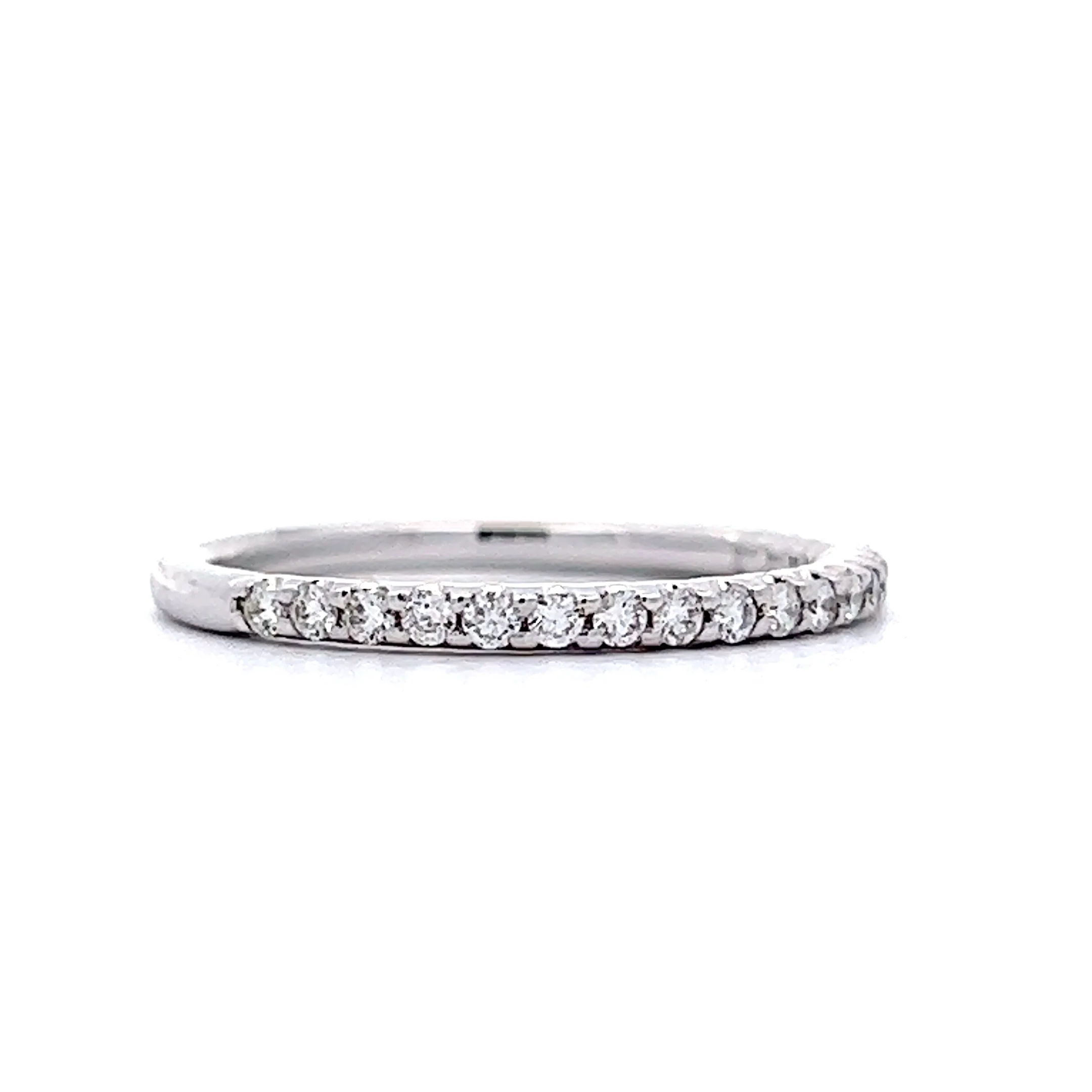 .26 Carat Diamond Wedding Band 14k White Gold - Image 3