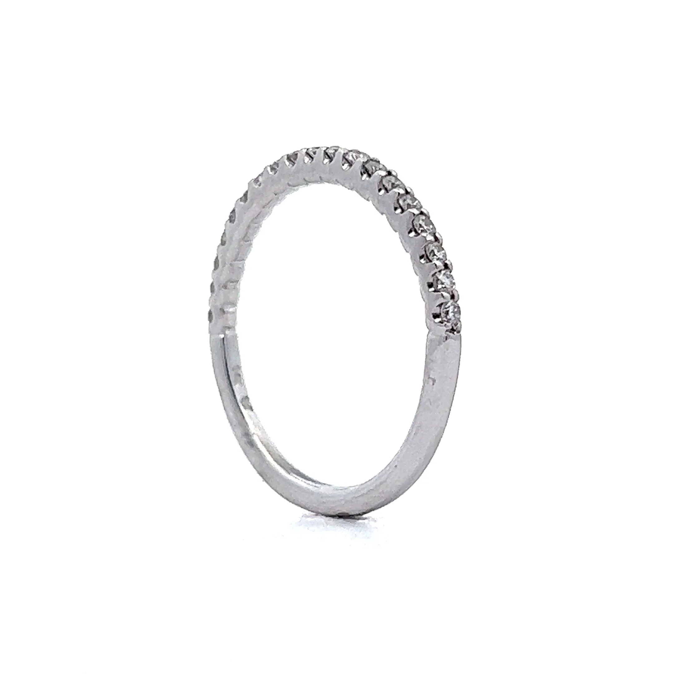 .26 Carat Diamond Wedding Band 14k White Gold - Image 5