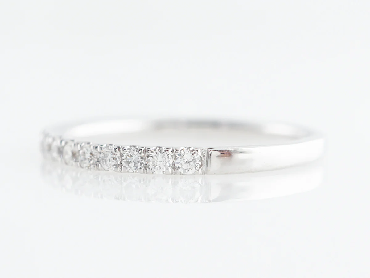 .26 Carat Half-Eternity Wedding Band in 14k White Gold - Image 2