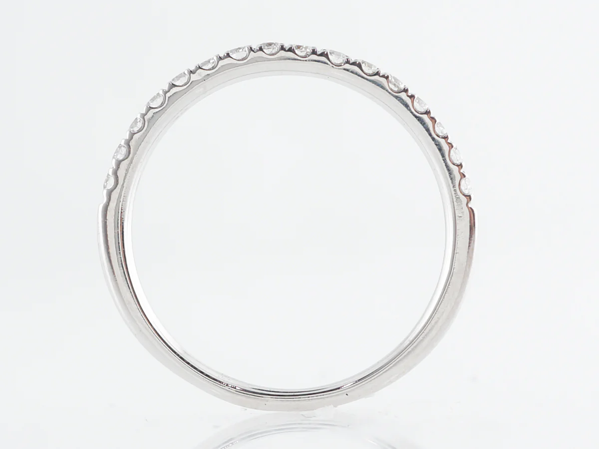 .26 Carat Half-Eternity Wedding Band in 14k White Gold - Image 5