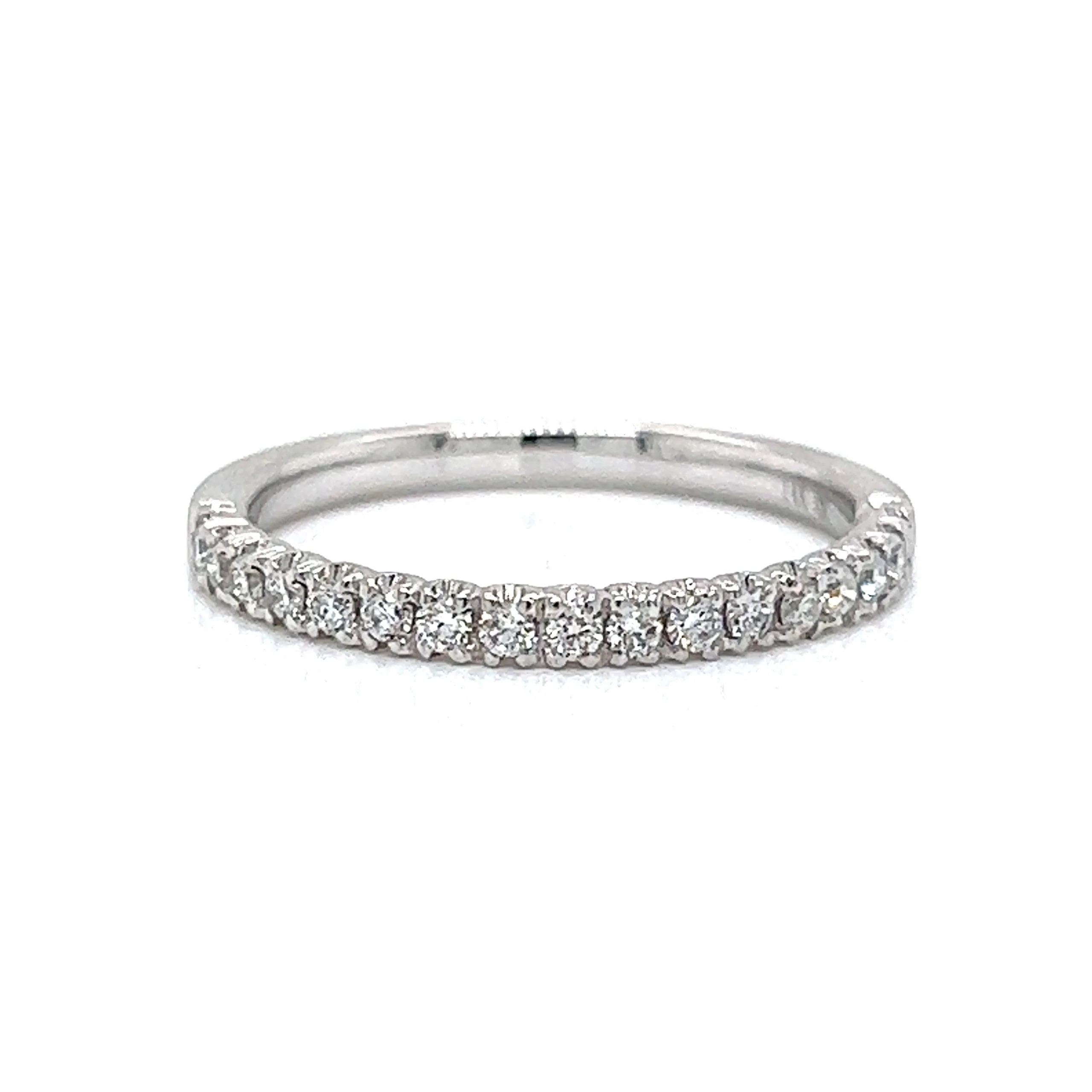 .26 Classic Diamond Wedding Band in 14k White Gold