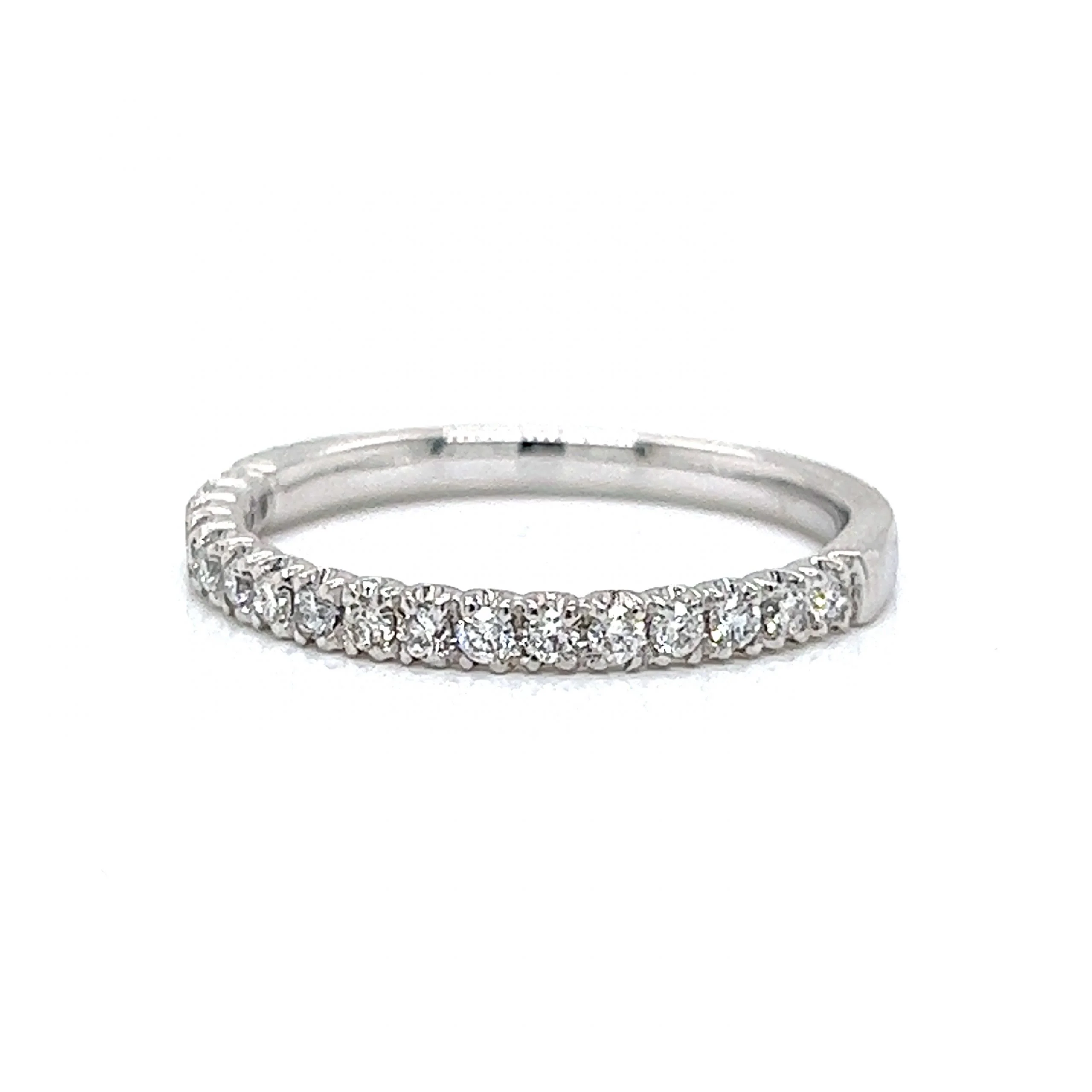 .26 Classic Diamond Wedding Band in 14k White Gold - Image 2