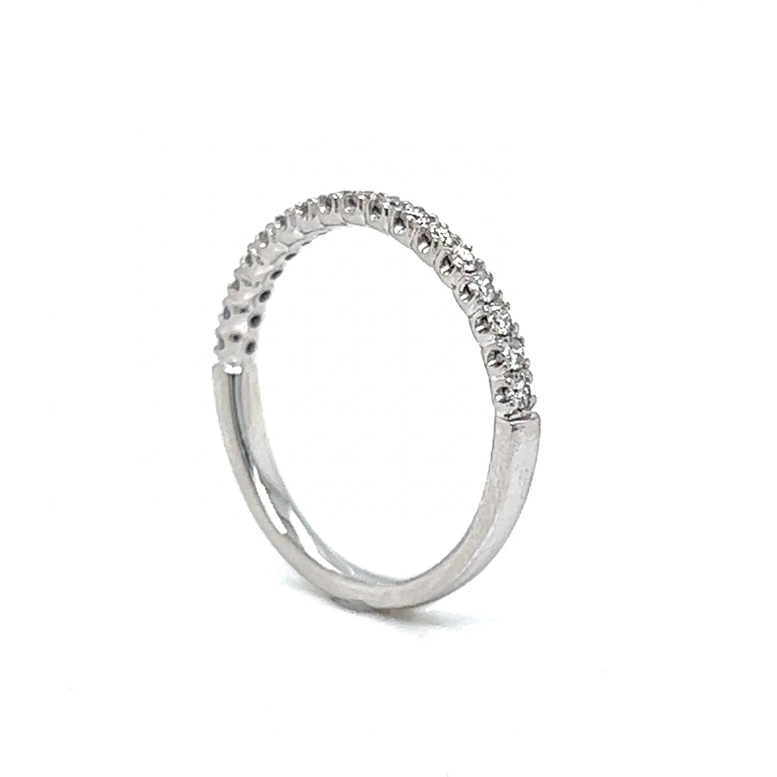 .26 Classic Diamond Wedding Band in 14k White Gold - Image 5
