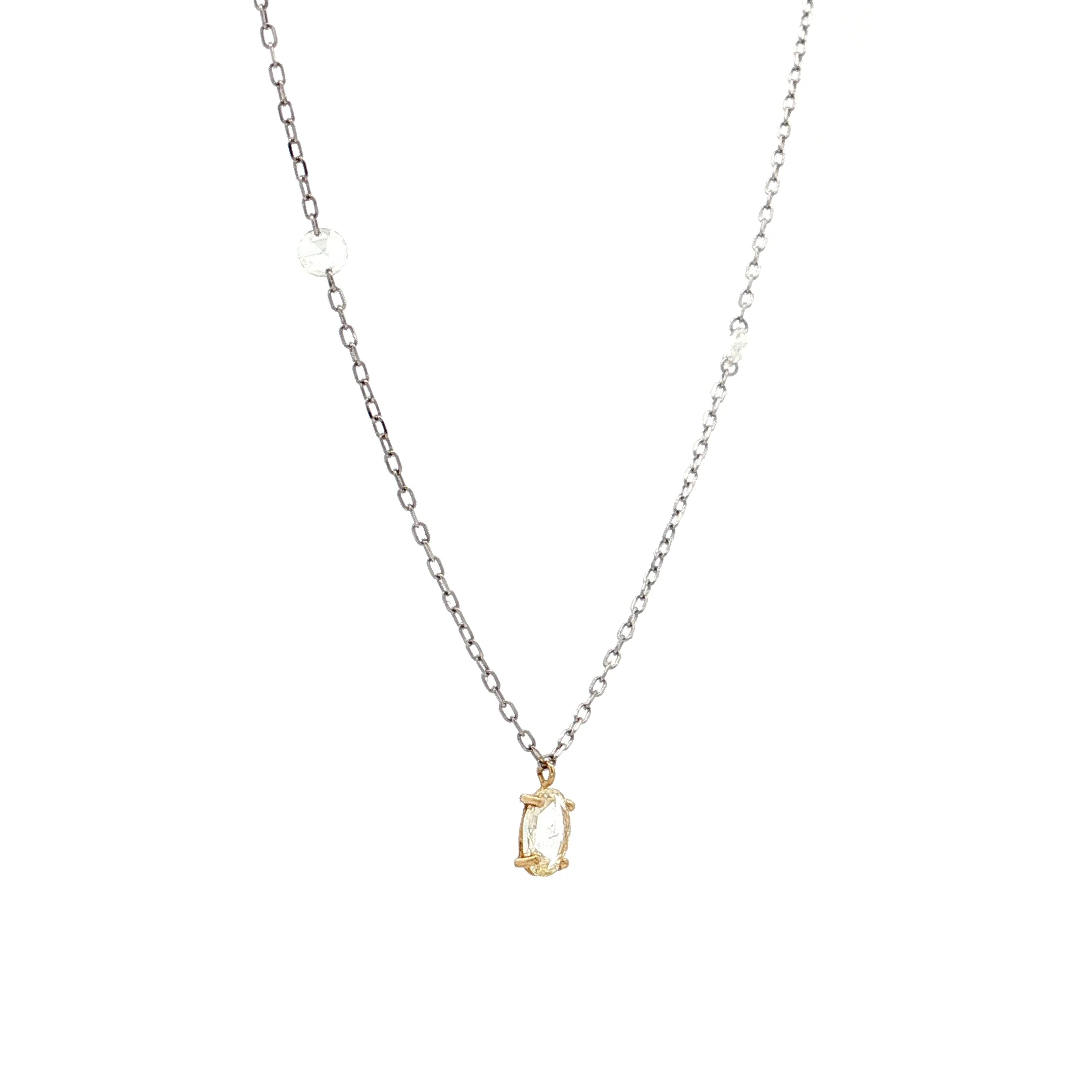 .27 Pear Diamond Pendant Necklace in 18k - Image 3