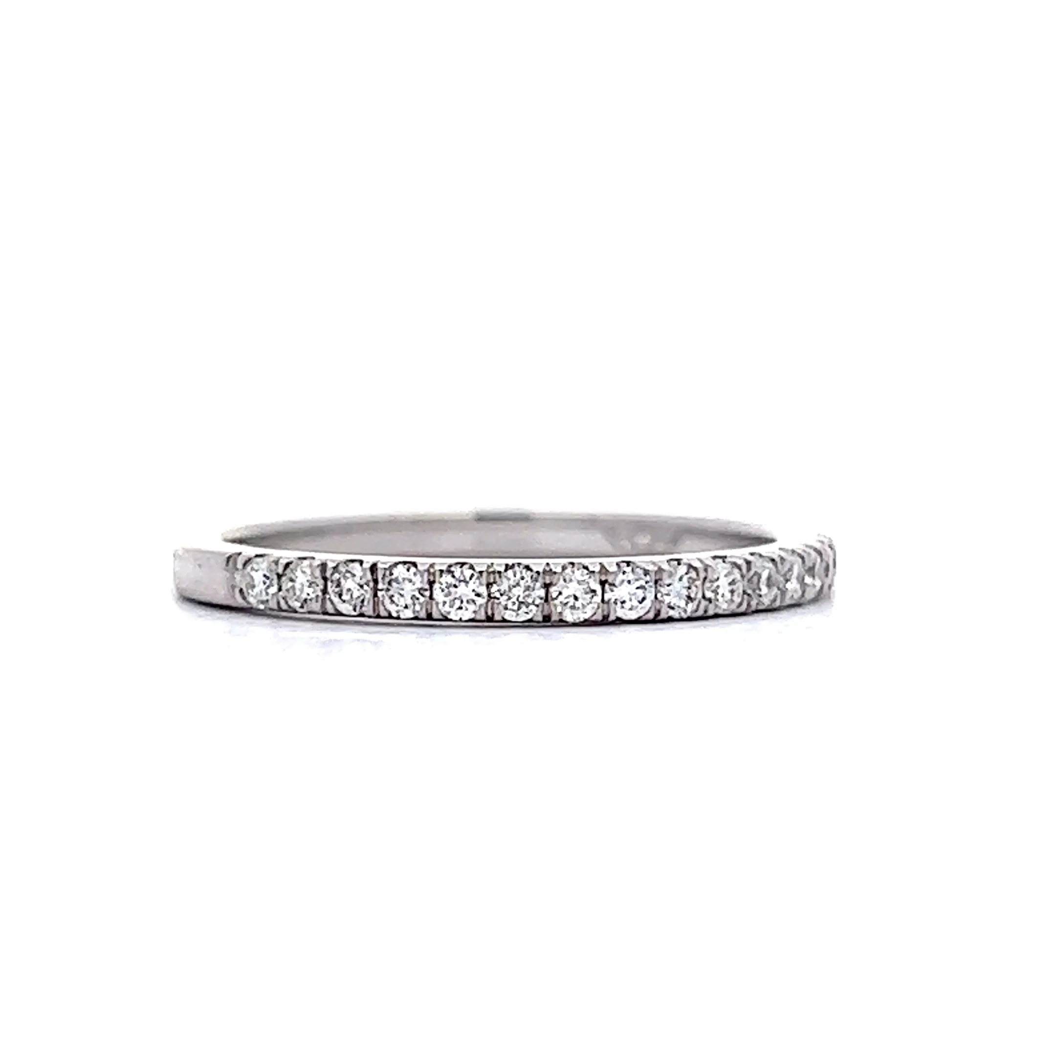 .28 Carat Diamond Wedding Band in White Gold - Image 3