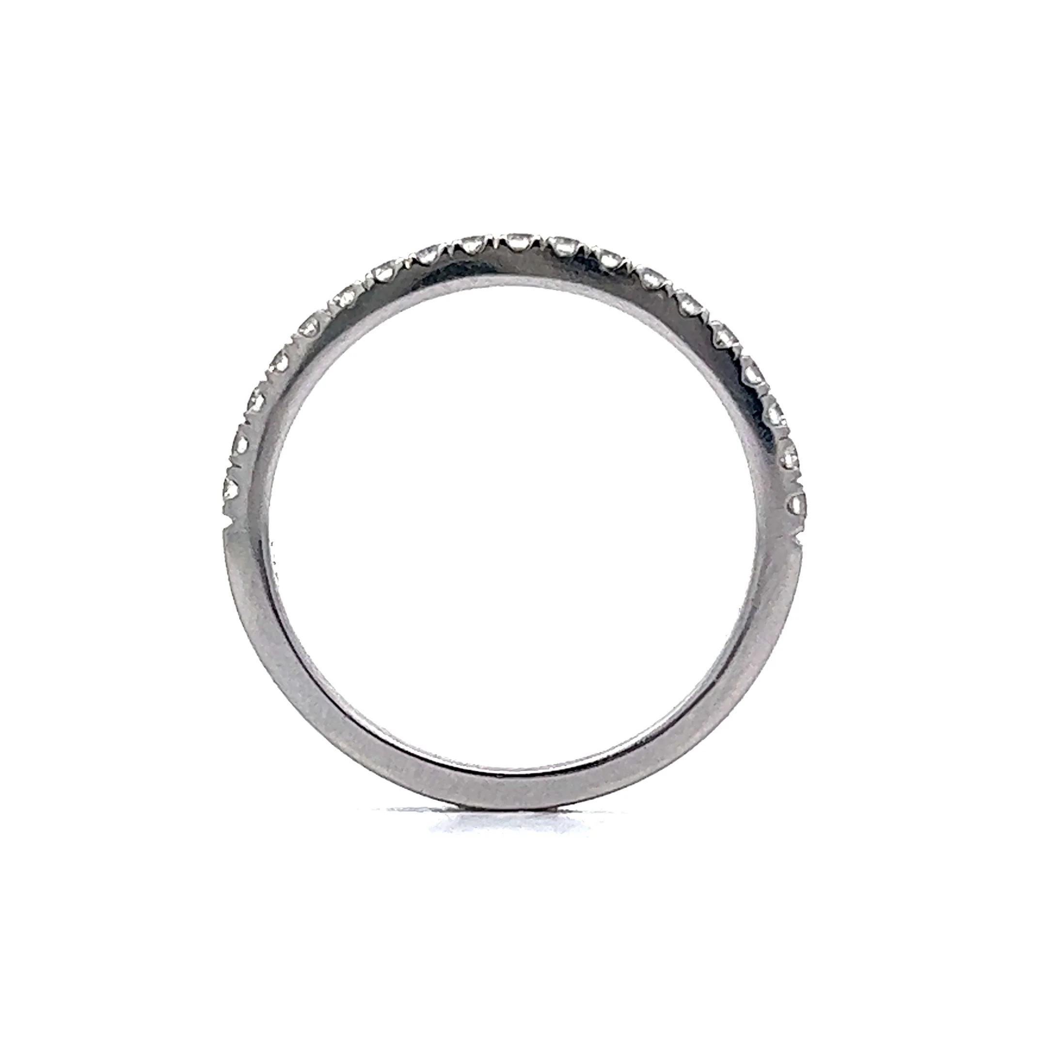 .28 Carat Diamond Wedding Band in White Gold - Image 4