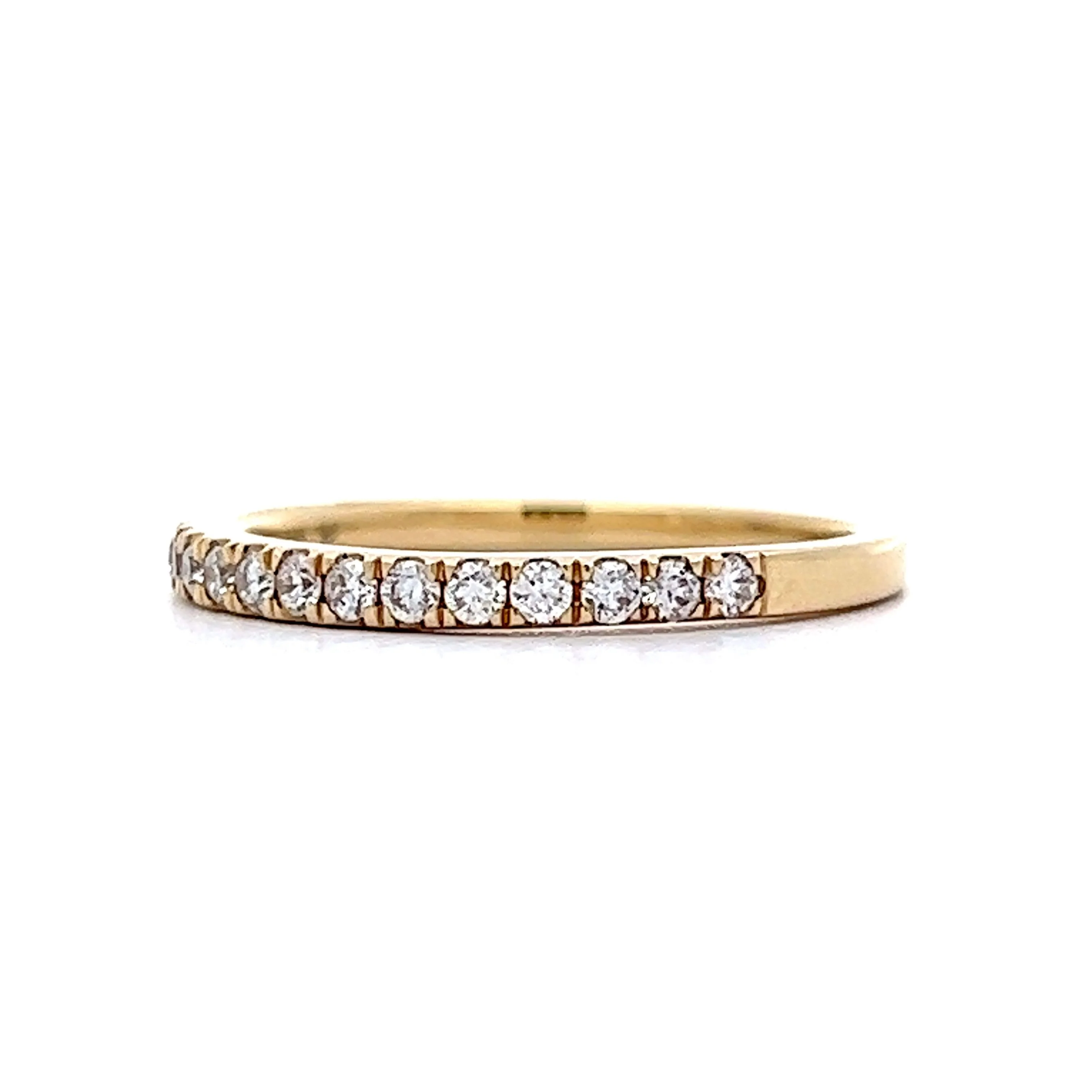.28 Diamond Wedding Band in 14k Yellow Gold - Image 2